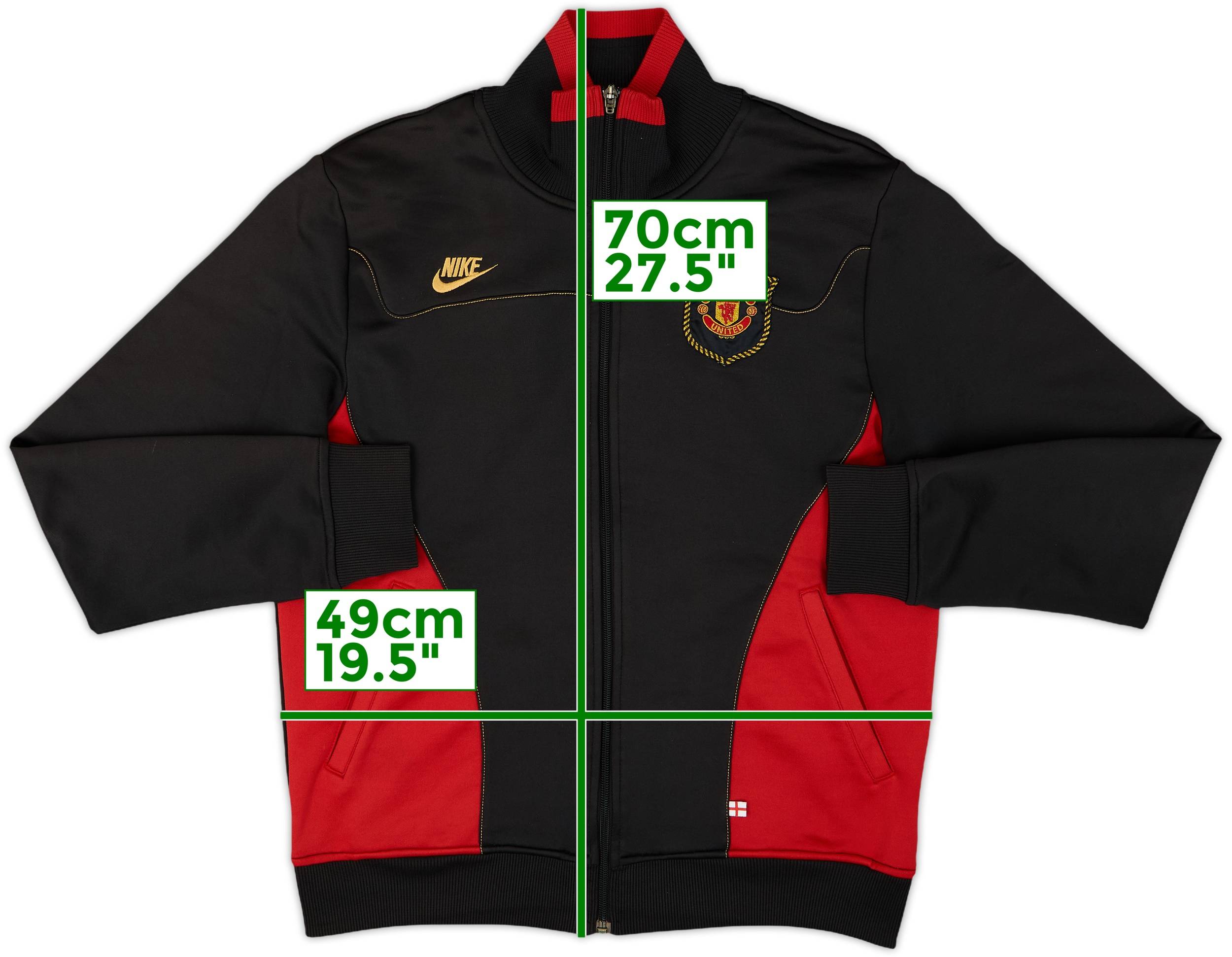 Nike Manchester United 長袖ジャージ 2012-13 Manchester United Nike Track Jacket - 8/10 - (S)
