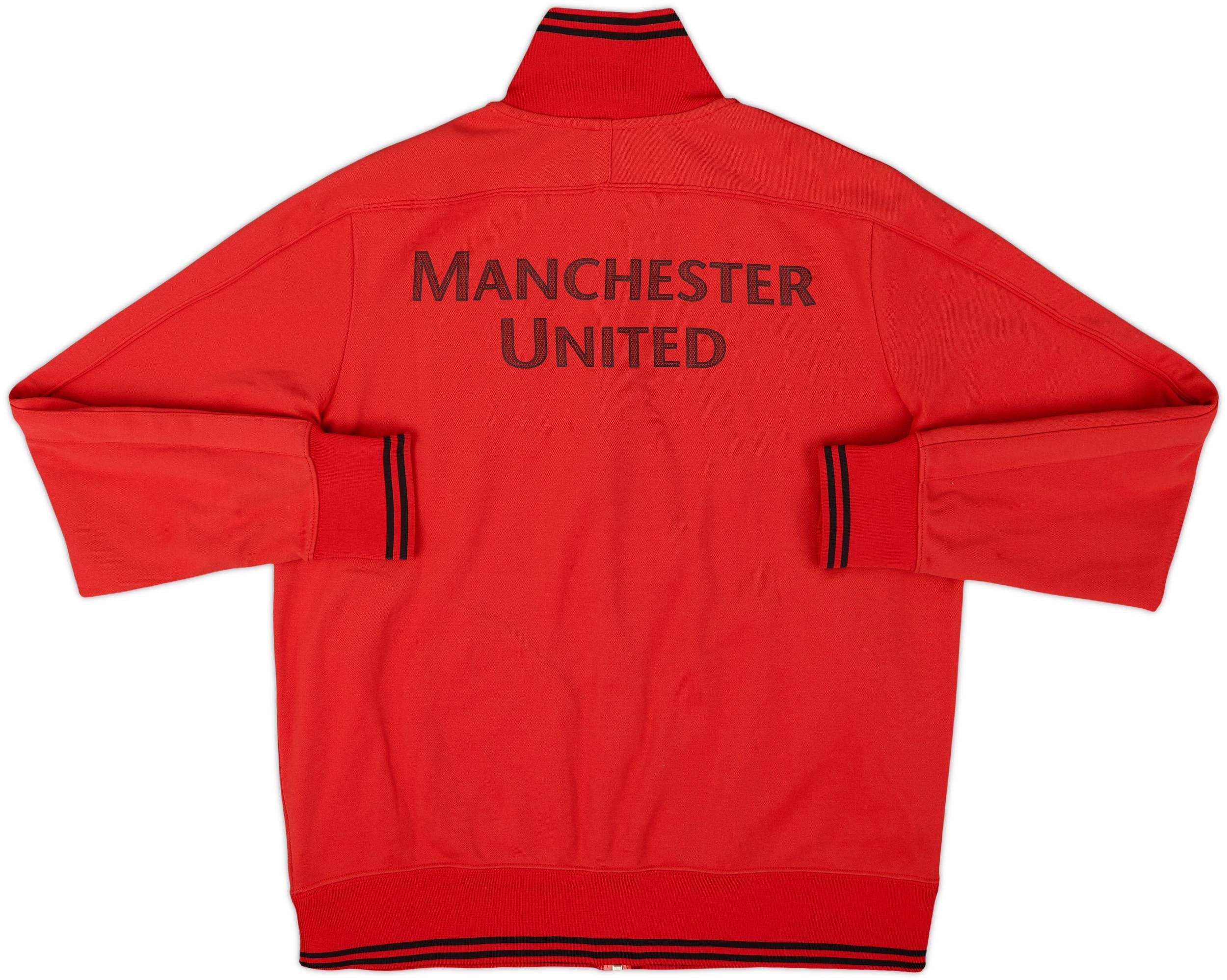 2013-14 Manchester United Nike Track Jacket - 8/10 - (XL)