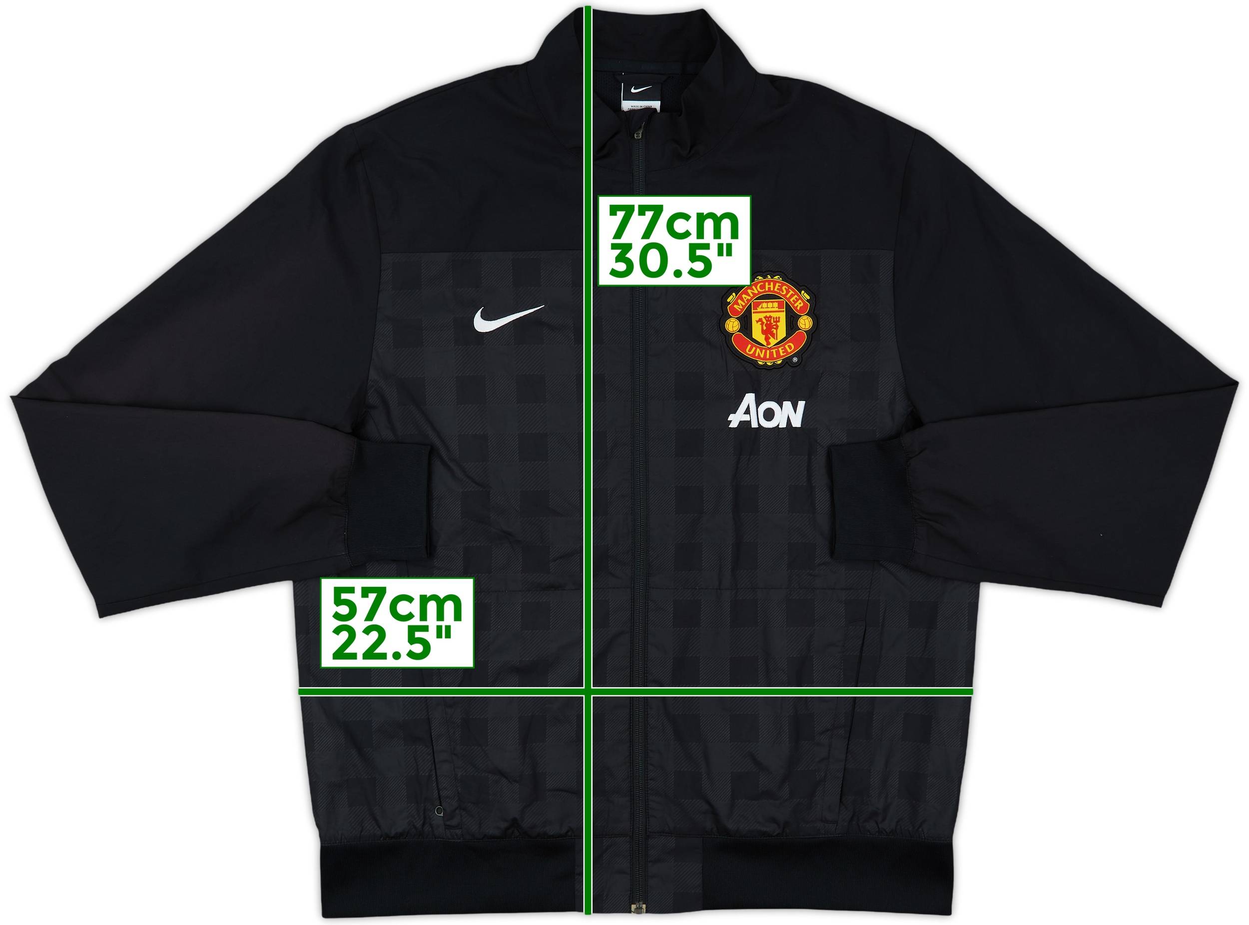 Nike Manchester United ピステ L 2013-14 Manchester United Nike Track Jacket - 8/10 - (XXL)