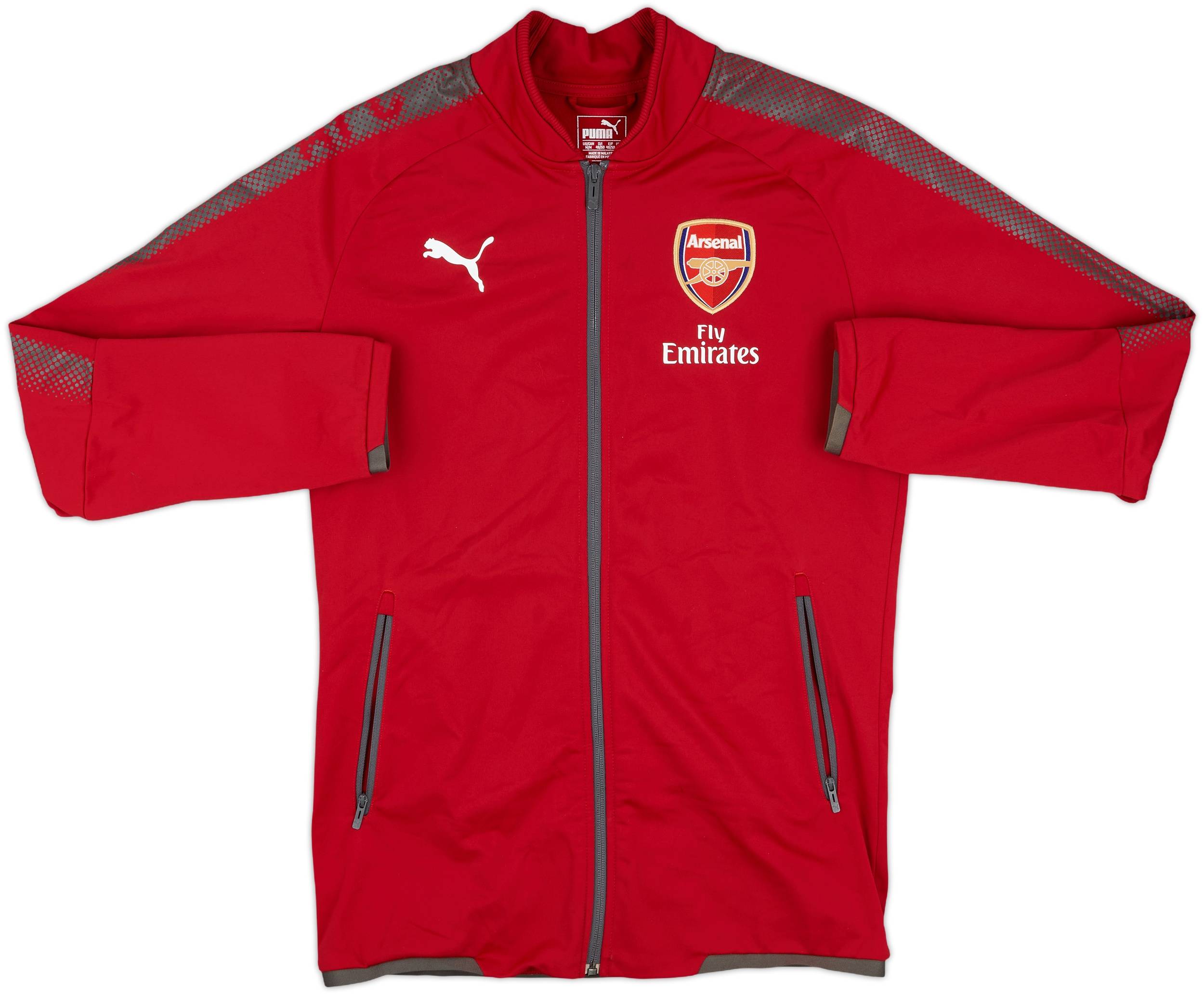 2017-18 Arsenal Puma Track Jacket - 9/10 - (M)