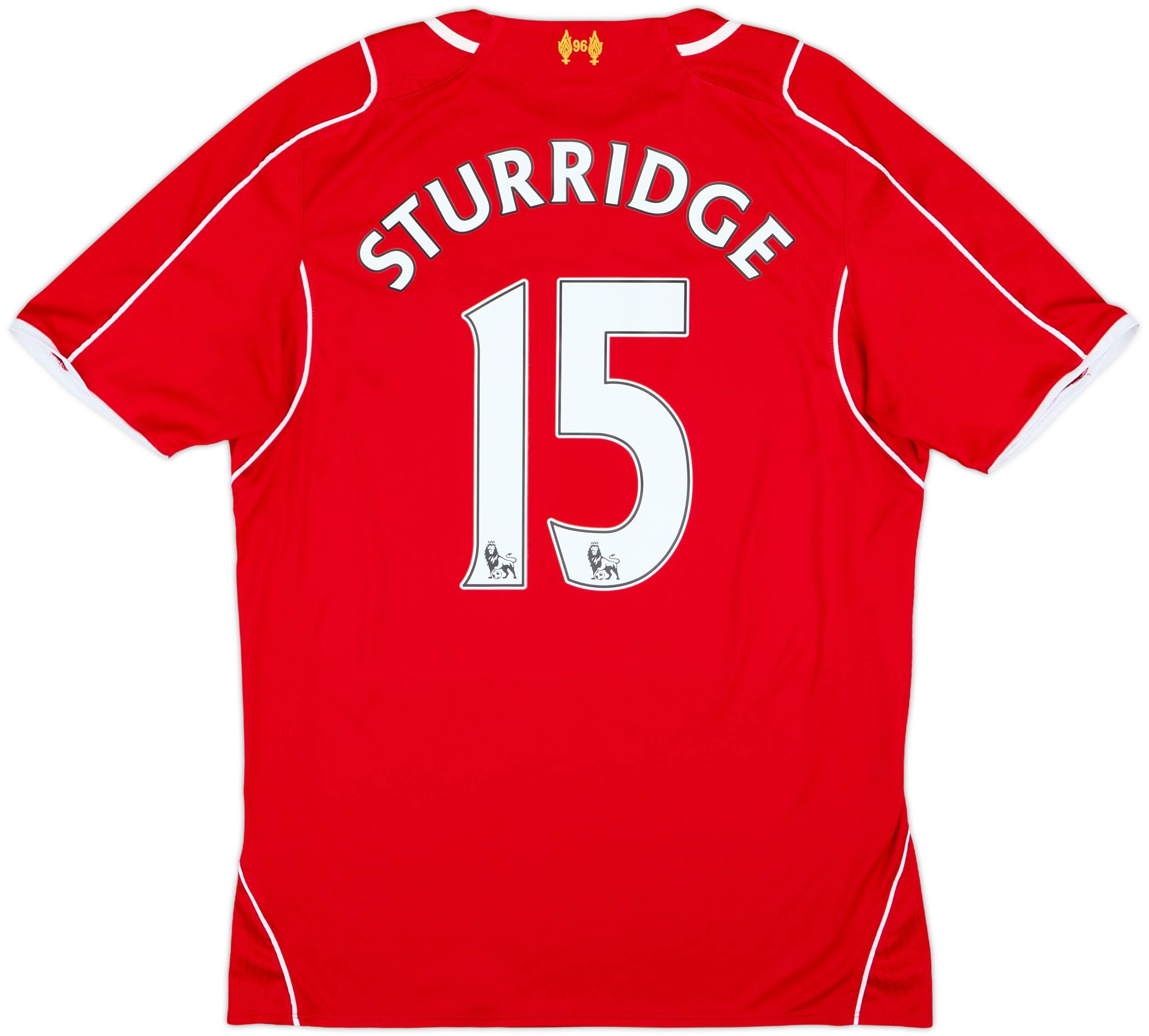 2014-15 Liverpool Home Shirt Sturridge #15 8/10 (L)