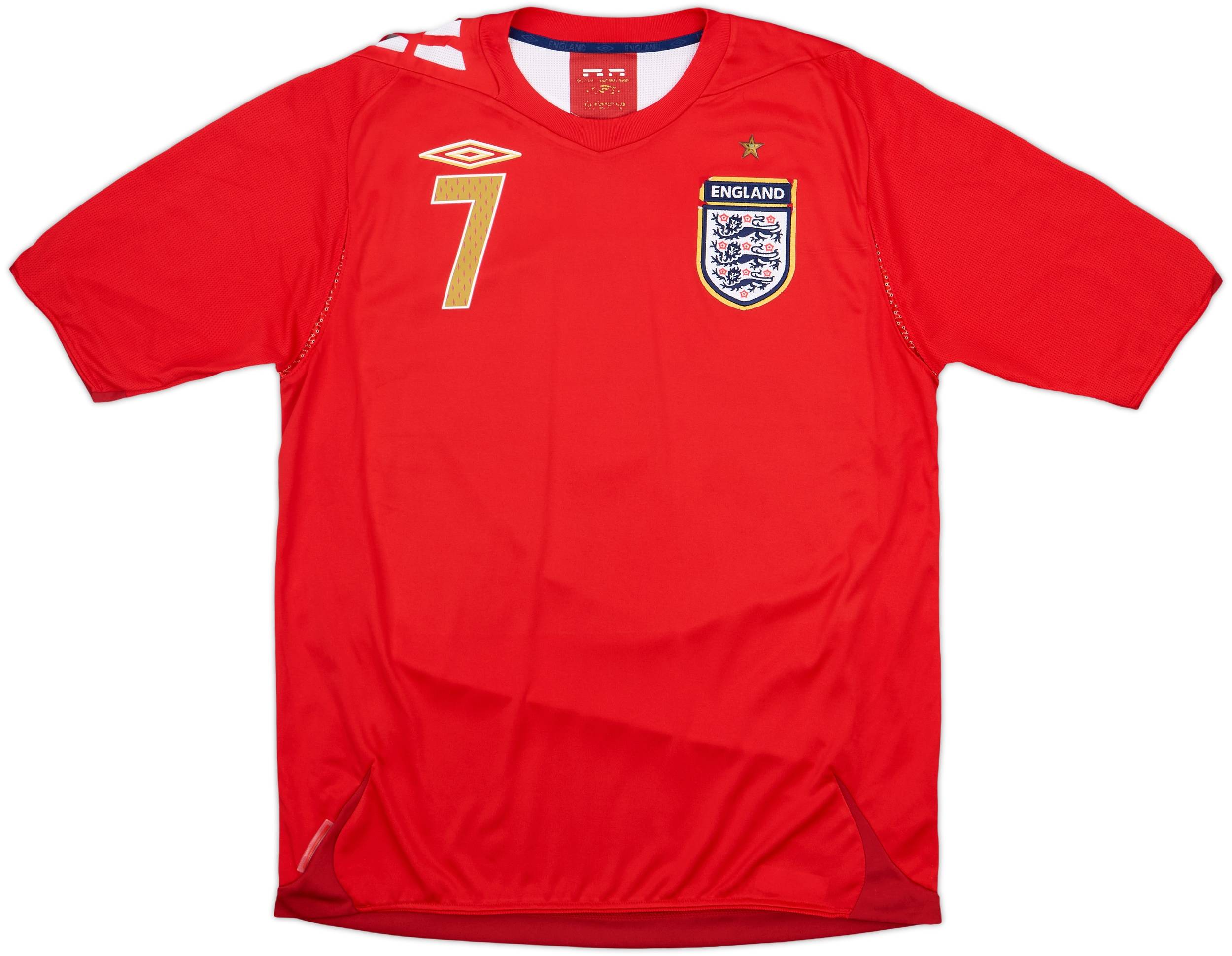 イングランド代表 2006-08 ベッカム アウェイ ユニフォーム 2006-08