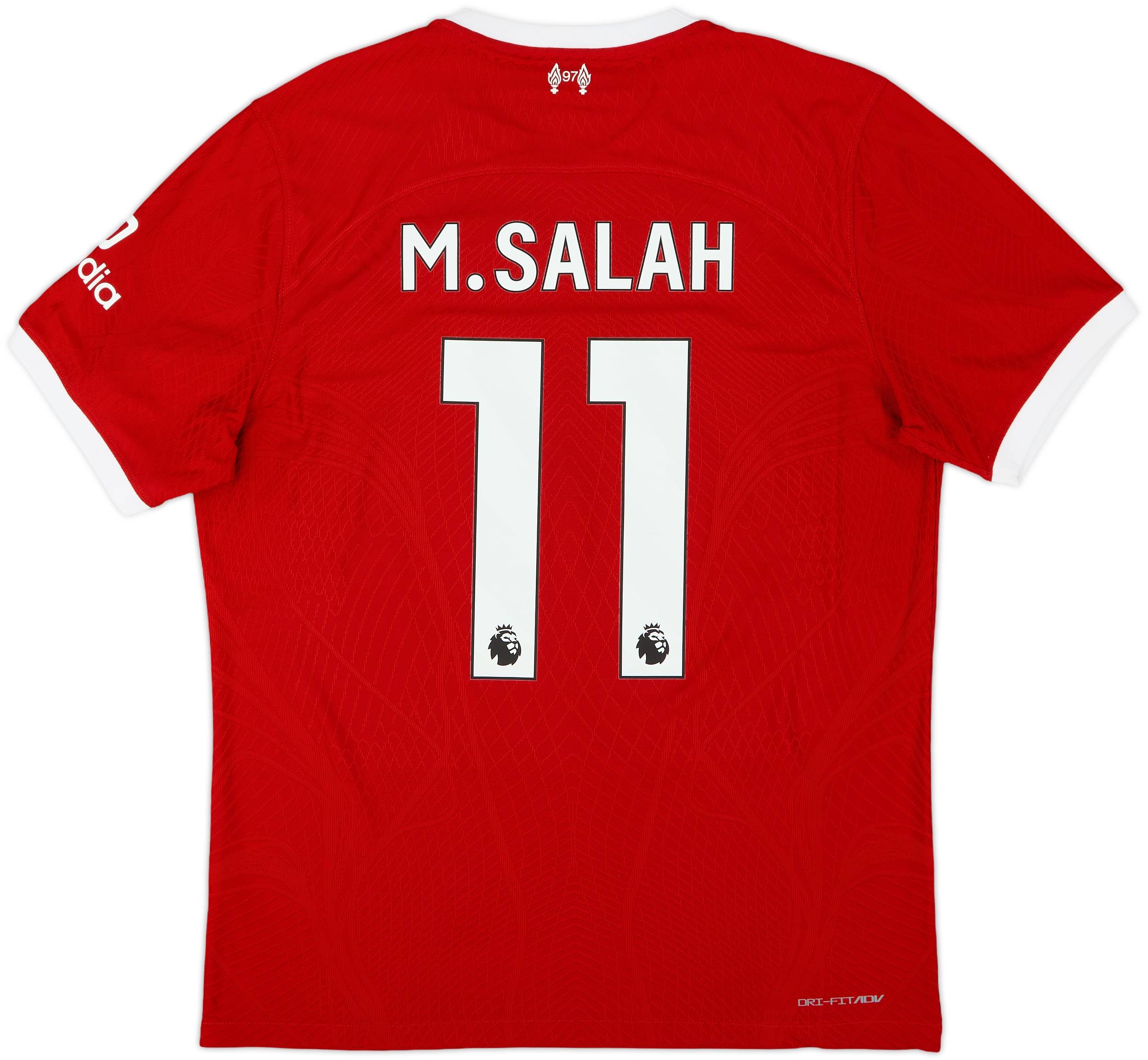 Liverpool FC M. SALAH 11 オーセンティック 2023-24 Liverpool Authentic Home Shirt M.Salah #11 - 8/10 - (L)