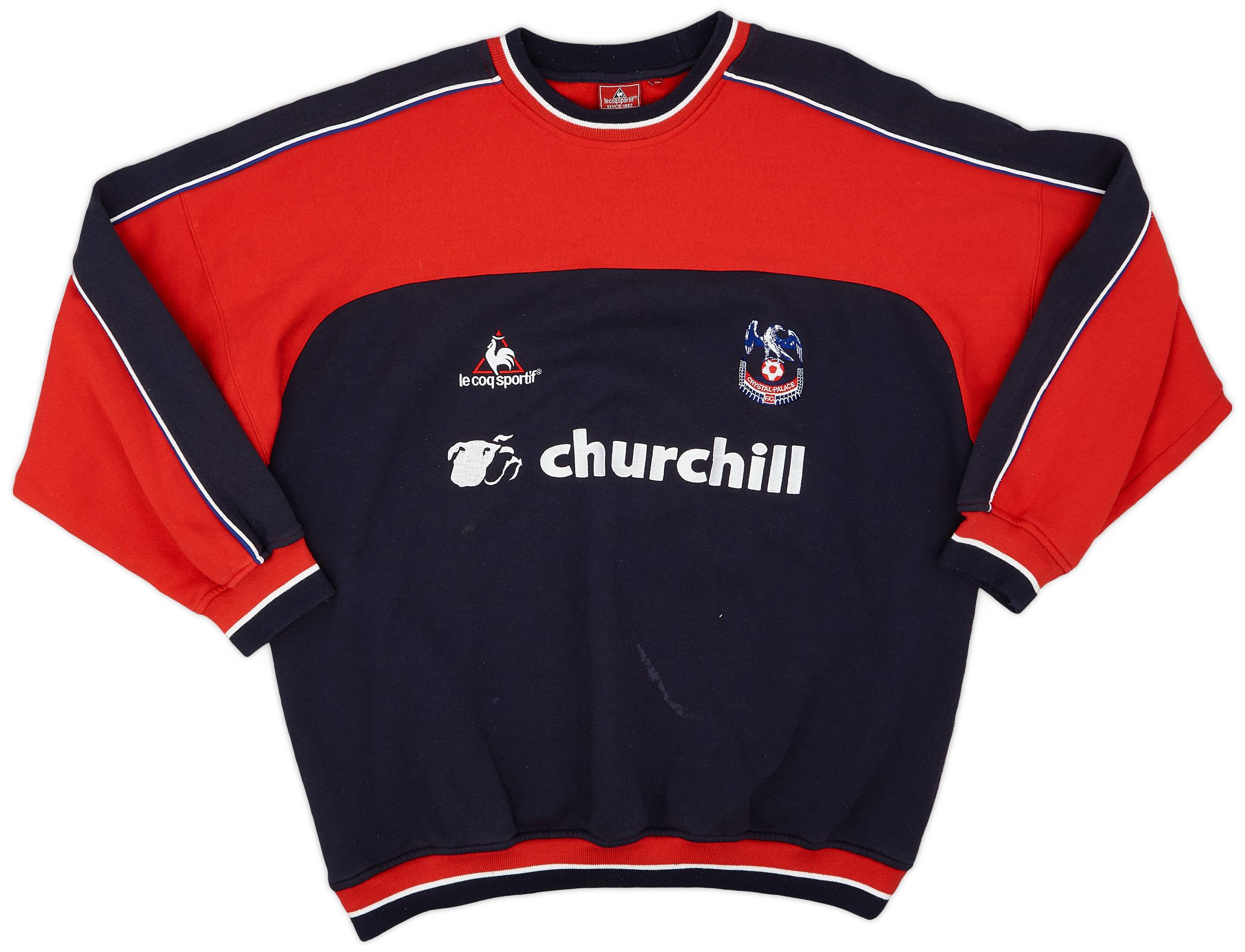 2001 02 Crystal Palace Le Coq Sportif Sweat Top 7 10 XL