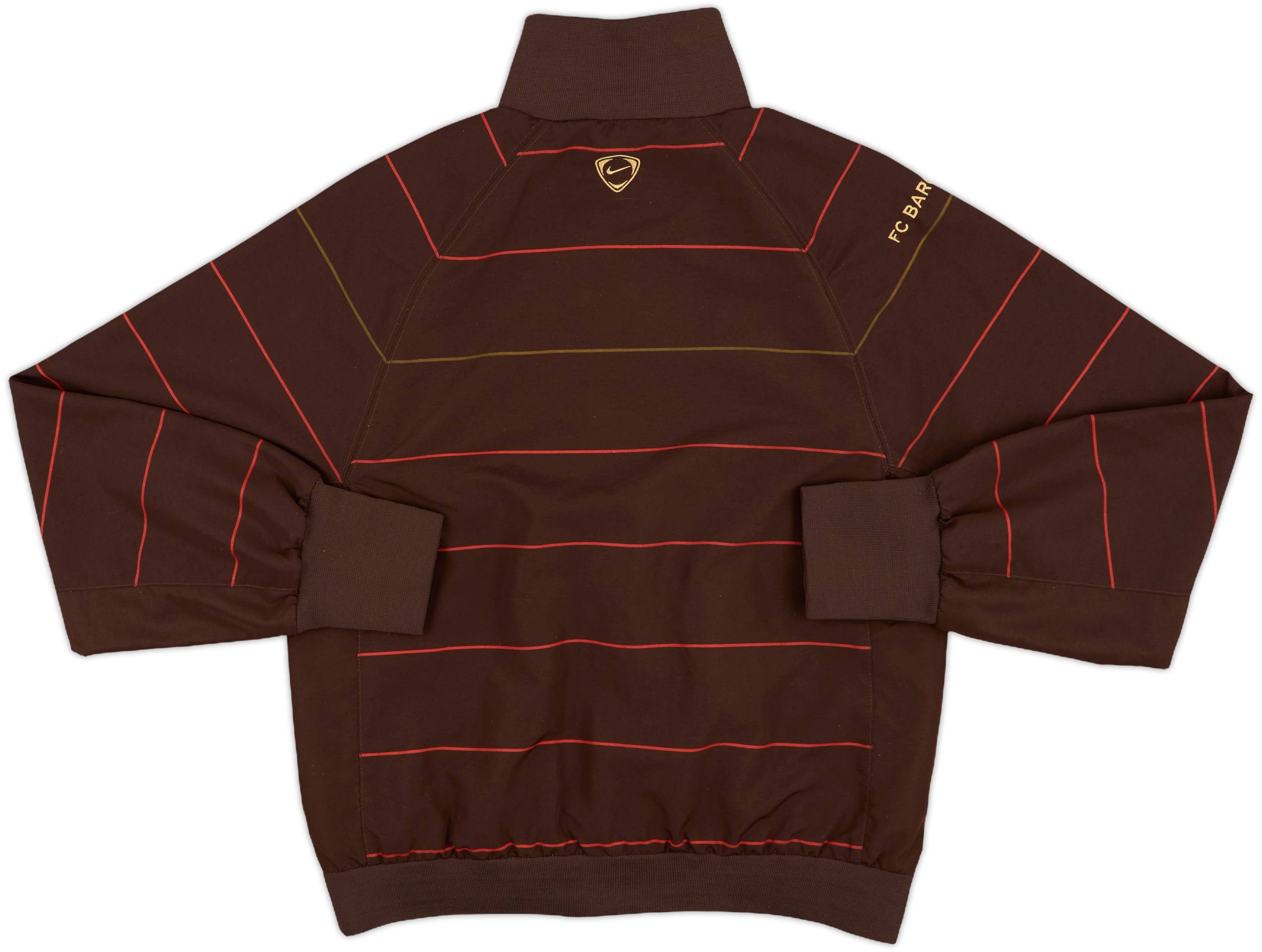 NIKE 08-09 バルセロナ トラックジャケット トレーニング ブラウン 2008-09 Barcelona Nike Track Jacket - 8/10 - (S)