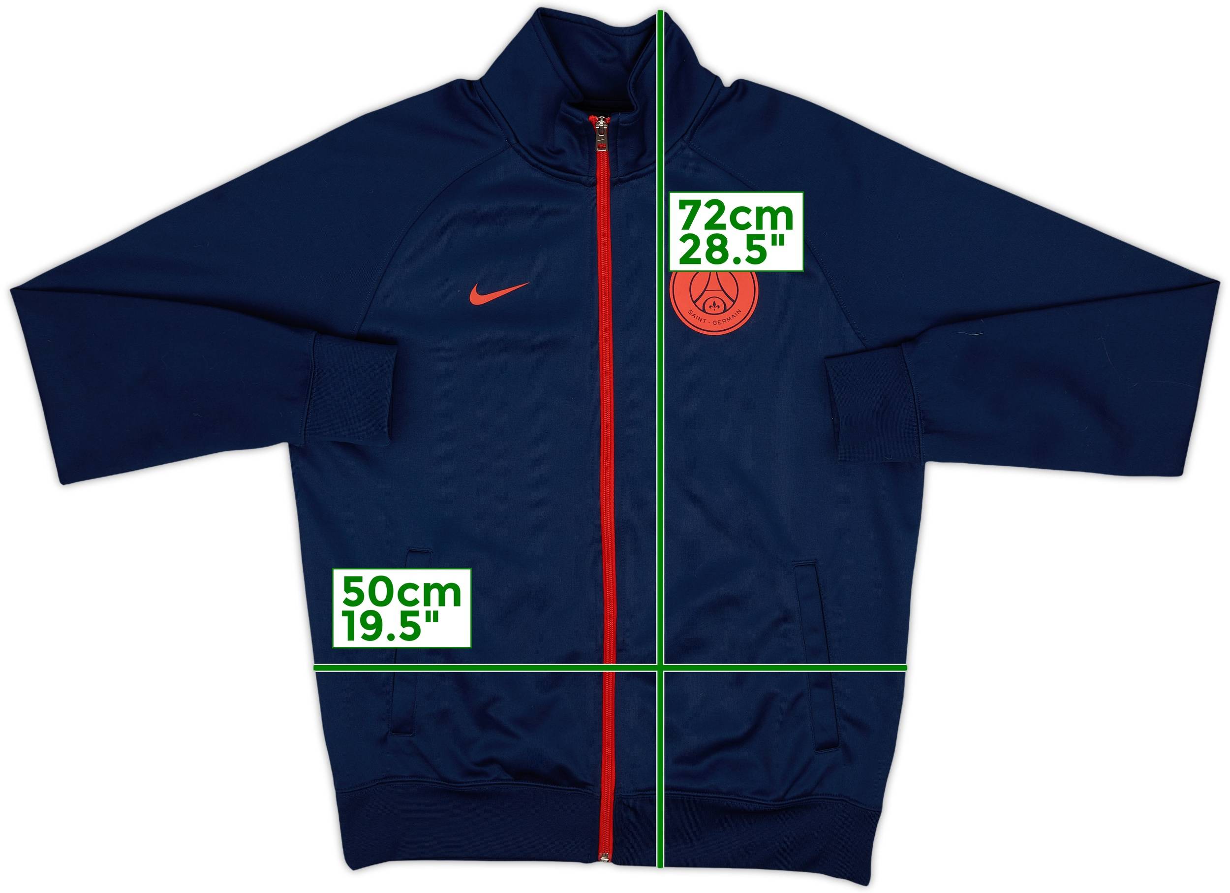 Nike Paris Saint-Germain ジャージ ナイキ PSG 2016-17 Paris Saint-Germain Nike Track Jacket - 8/10 - (M)