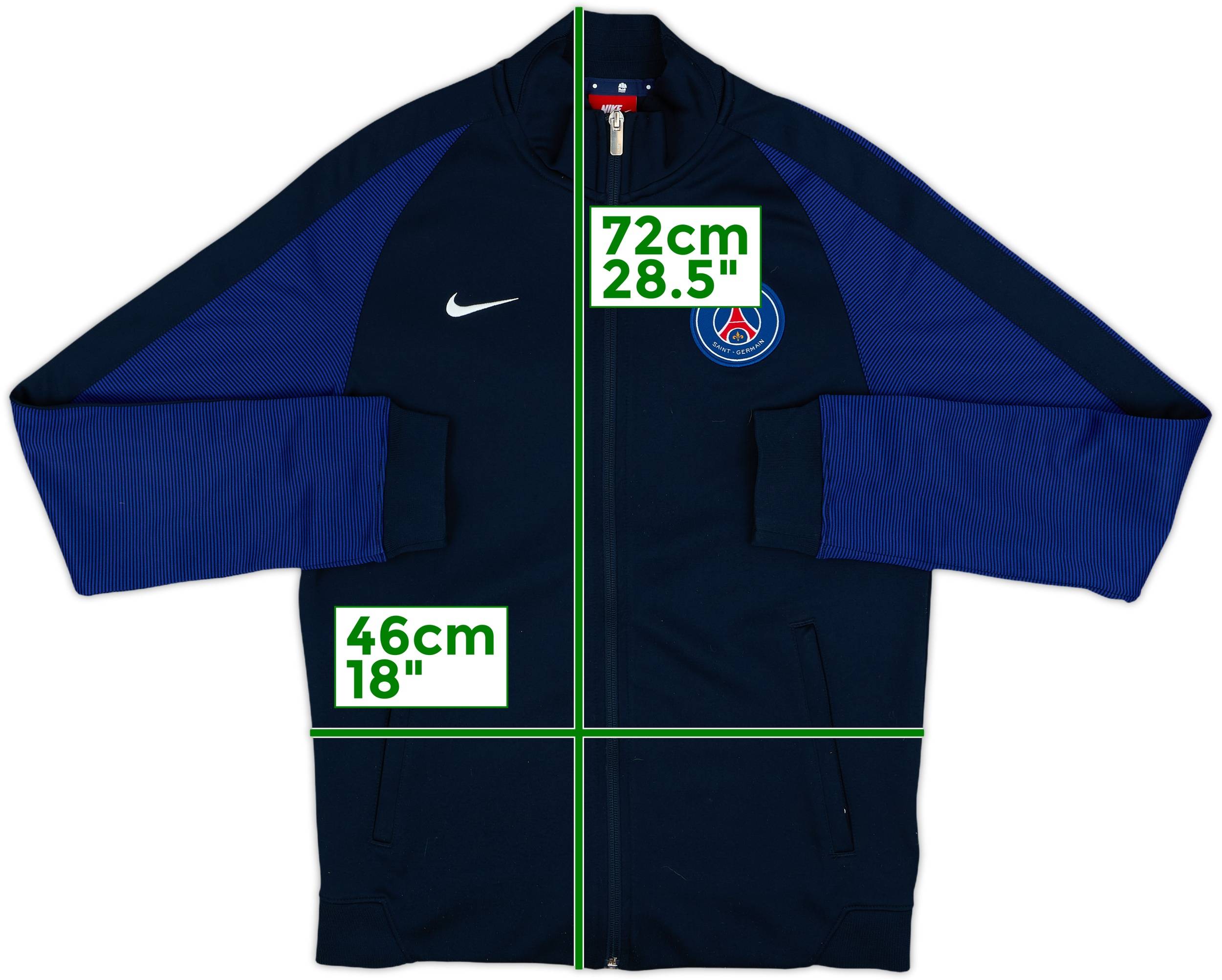 2016-17 Paris Saint-Germain Nike Track Jacket - 8/10 - (S)