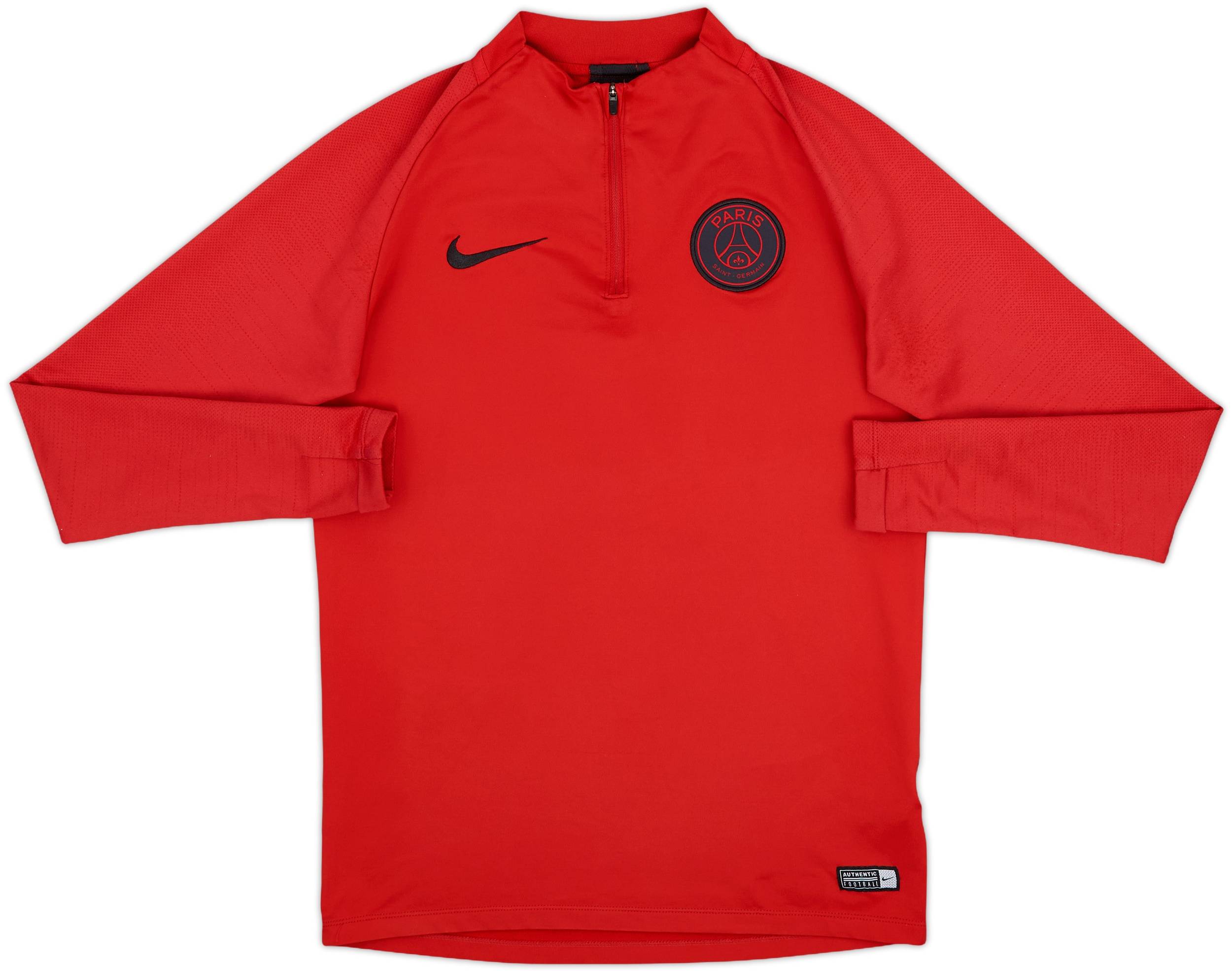 2019-20 Paris Saint-Germain Nike 1/4 Zip Drill Top - 7/10 - (S)