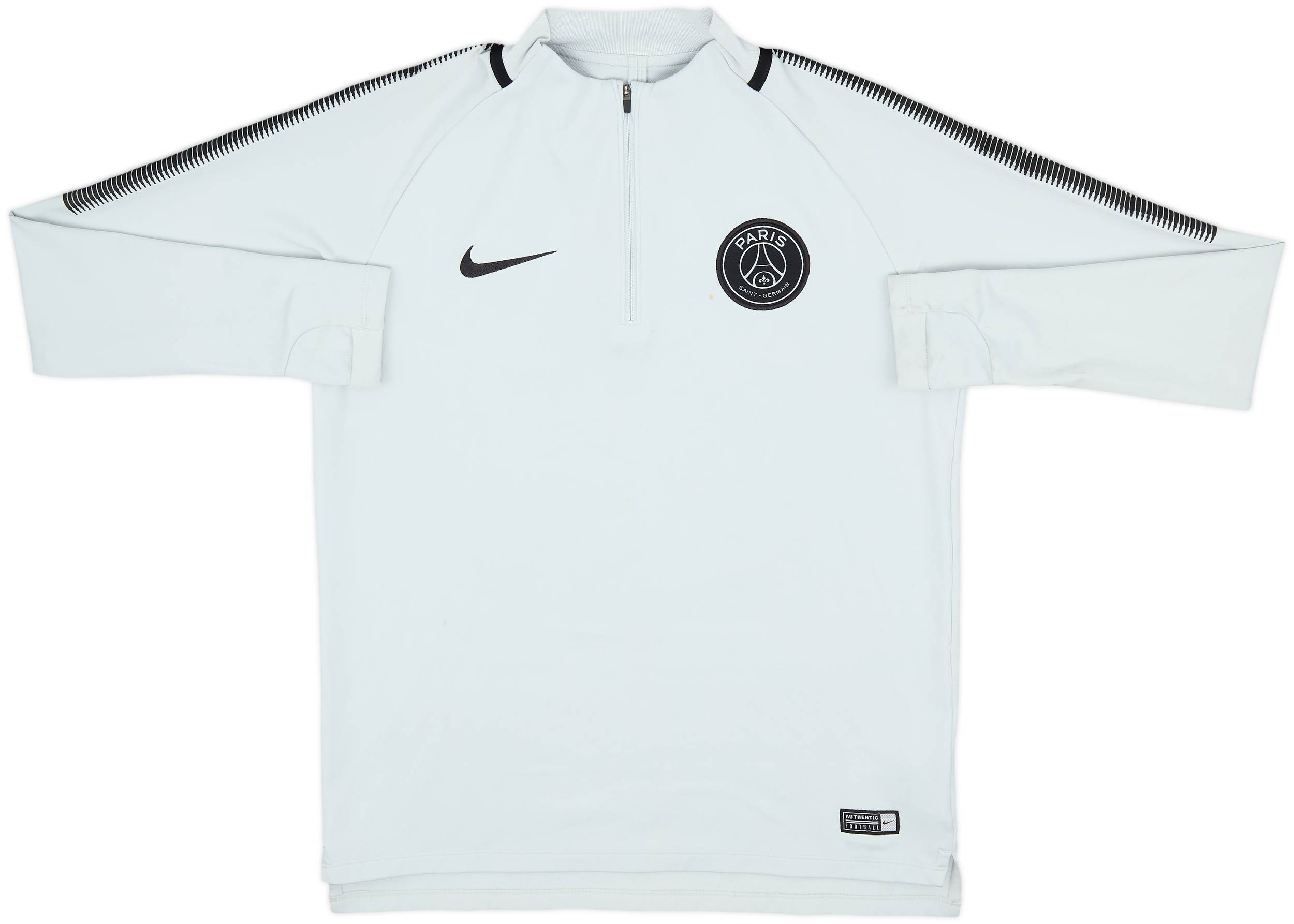 2017-18 Paris Saint-Germain Nike 1/4 Zip Drill Top - 5/10 - (M)