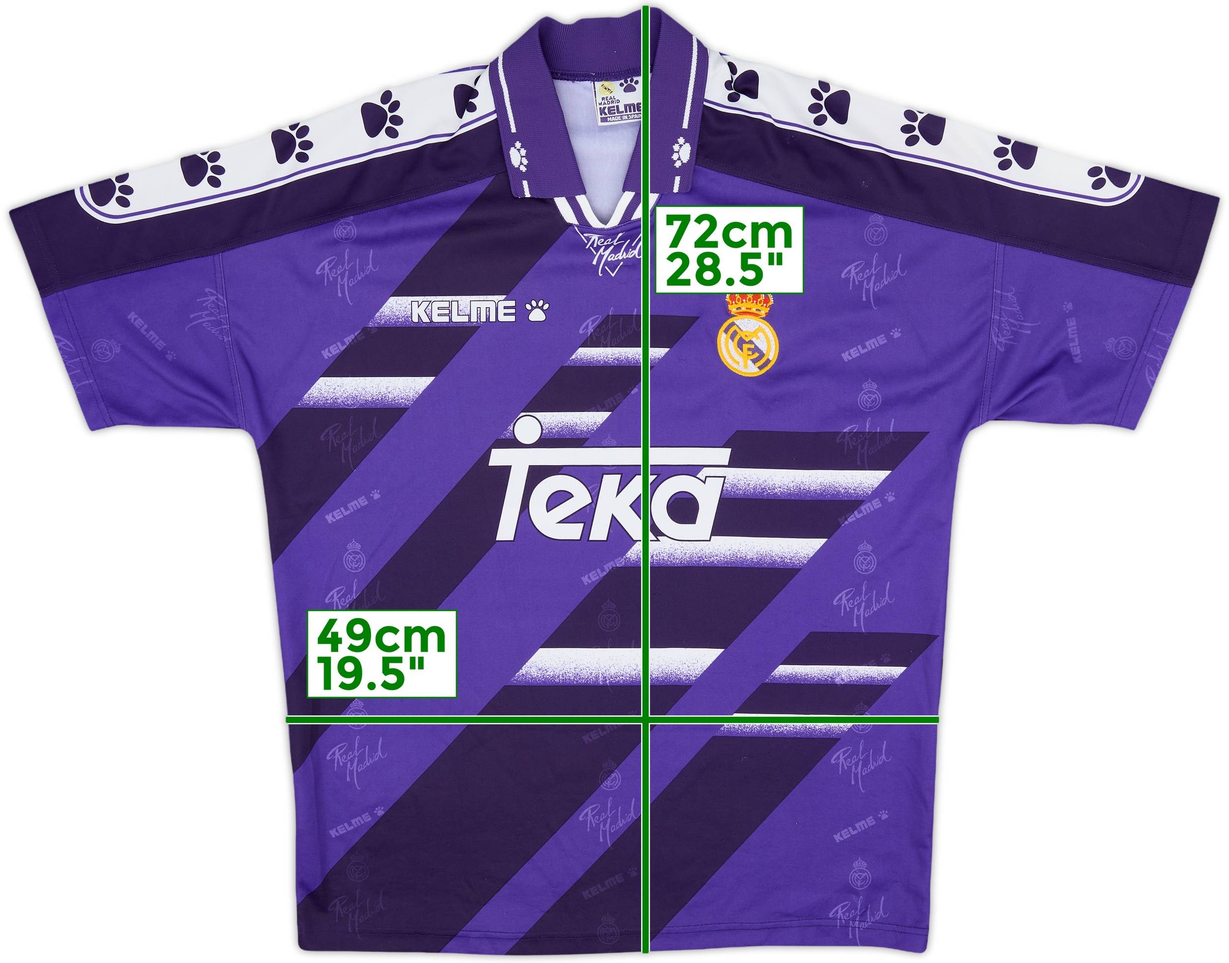 1994-96 Real Madrid Away Shirt - 8/10 - (L)