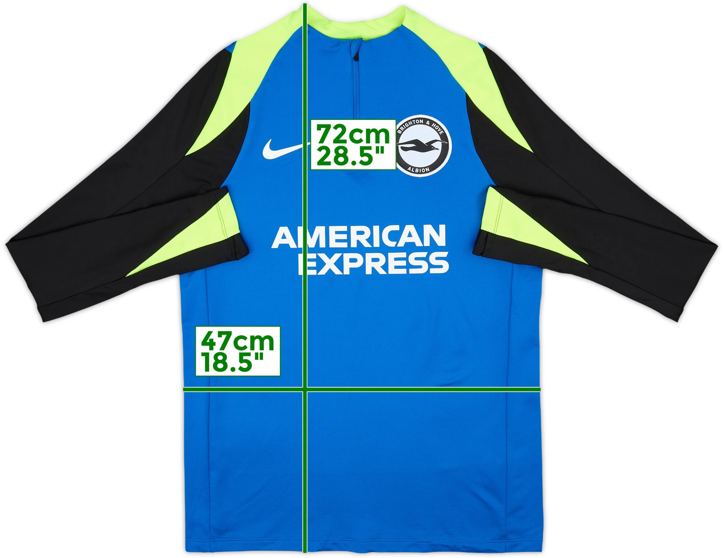 2024-25 Brighton Nike 1/4 Zip Drill Top - 6/10 - (M)