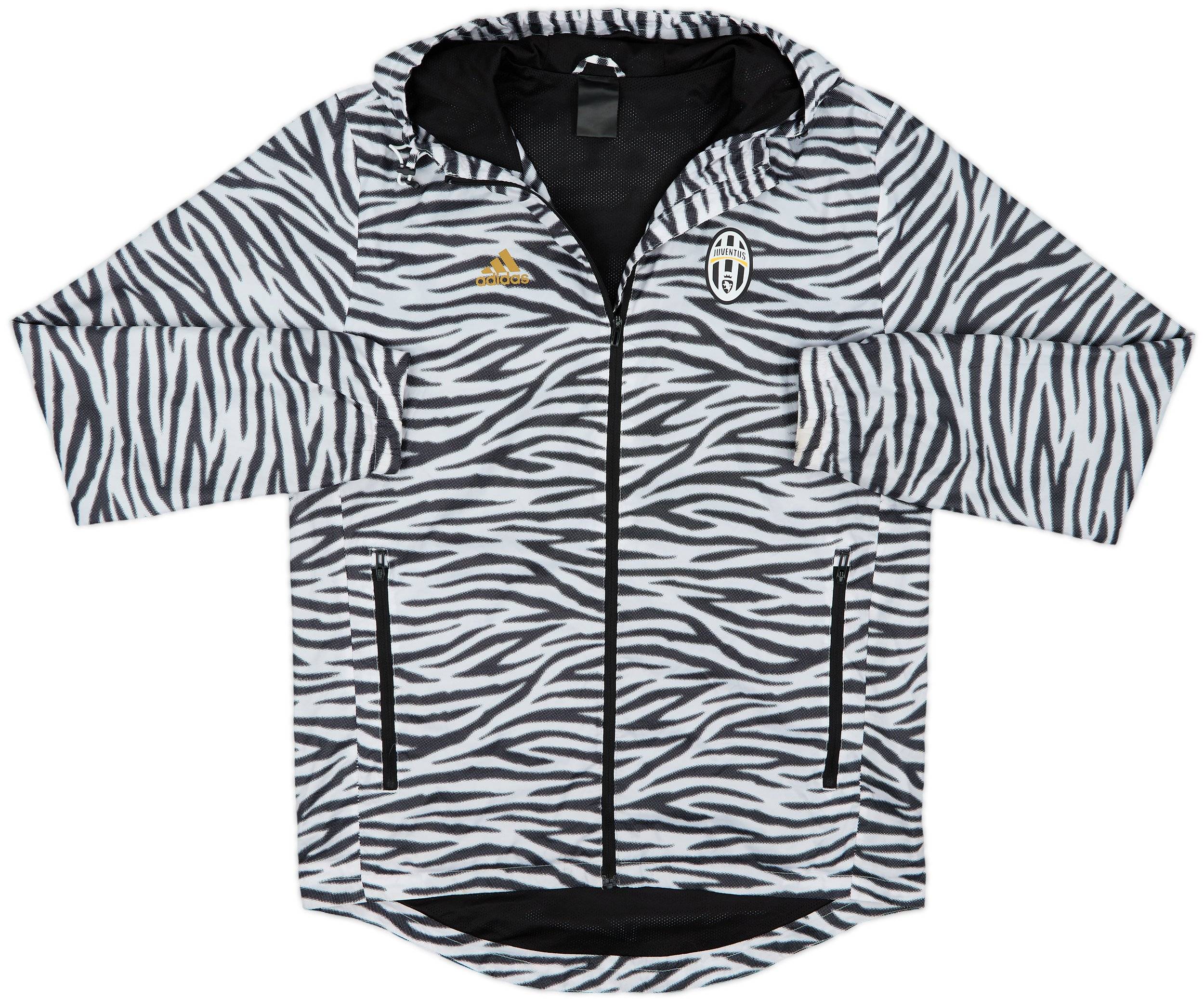 2016-17 Juventus adidas Hooded Track Jacket - 9/10 - (M)