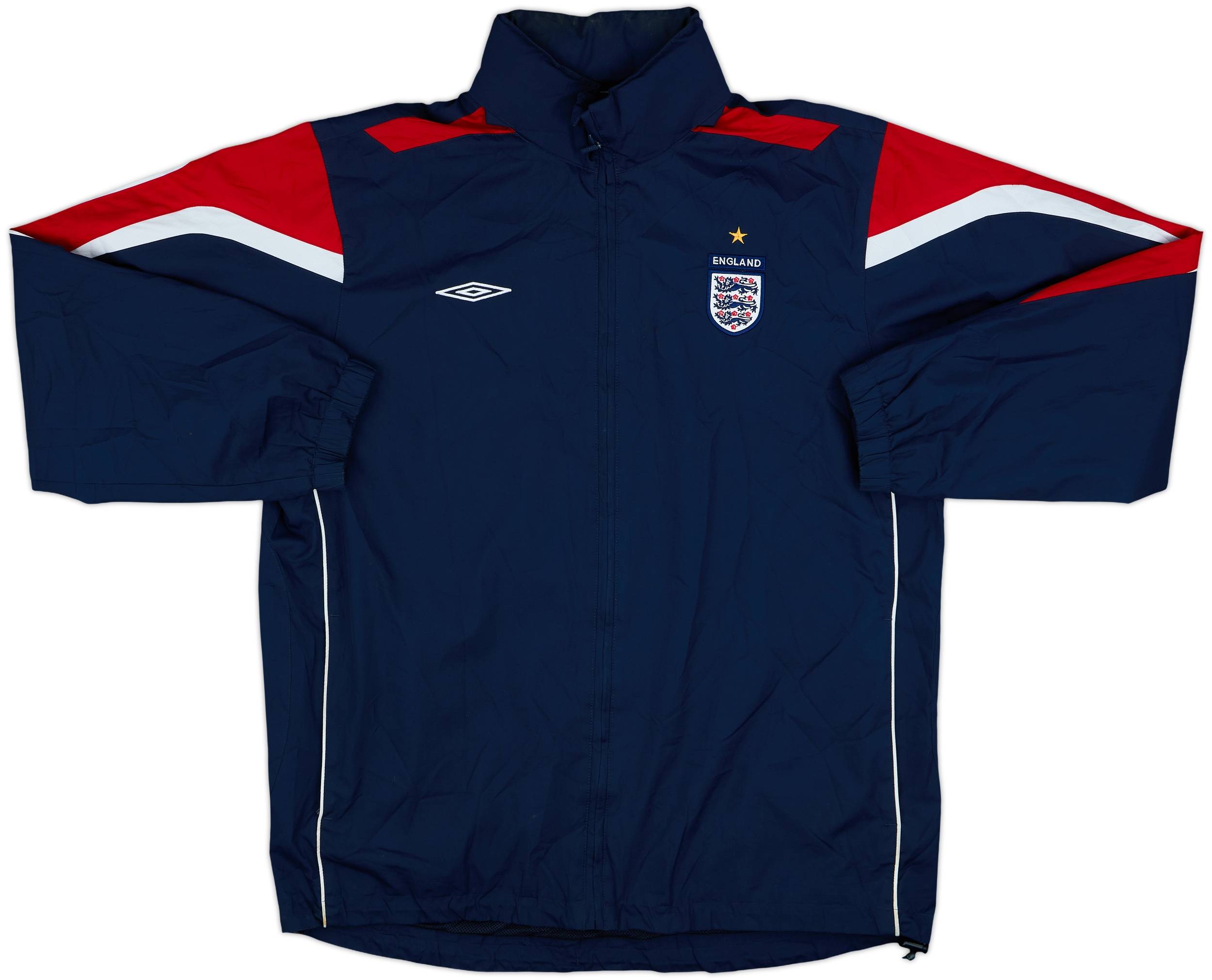2004-06 England Umbro Hooded Rain Jacket - 8/10 - (M)