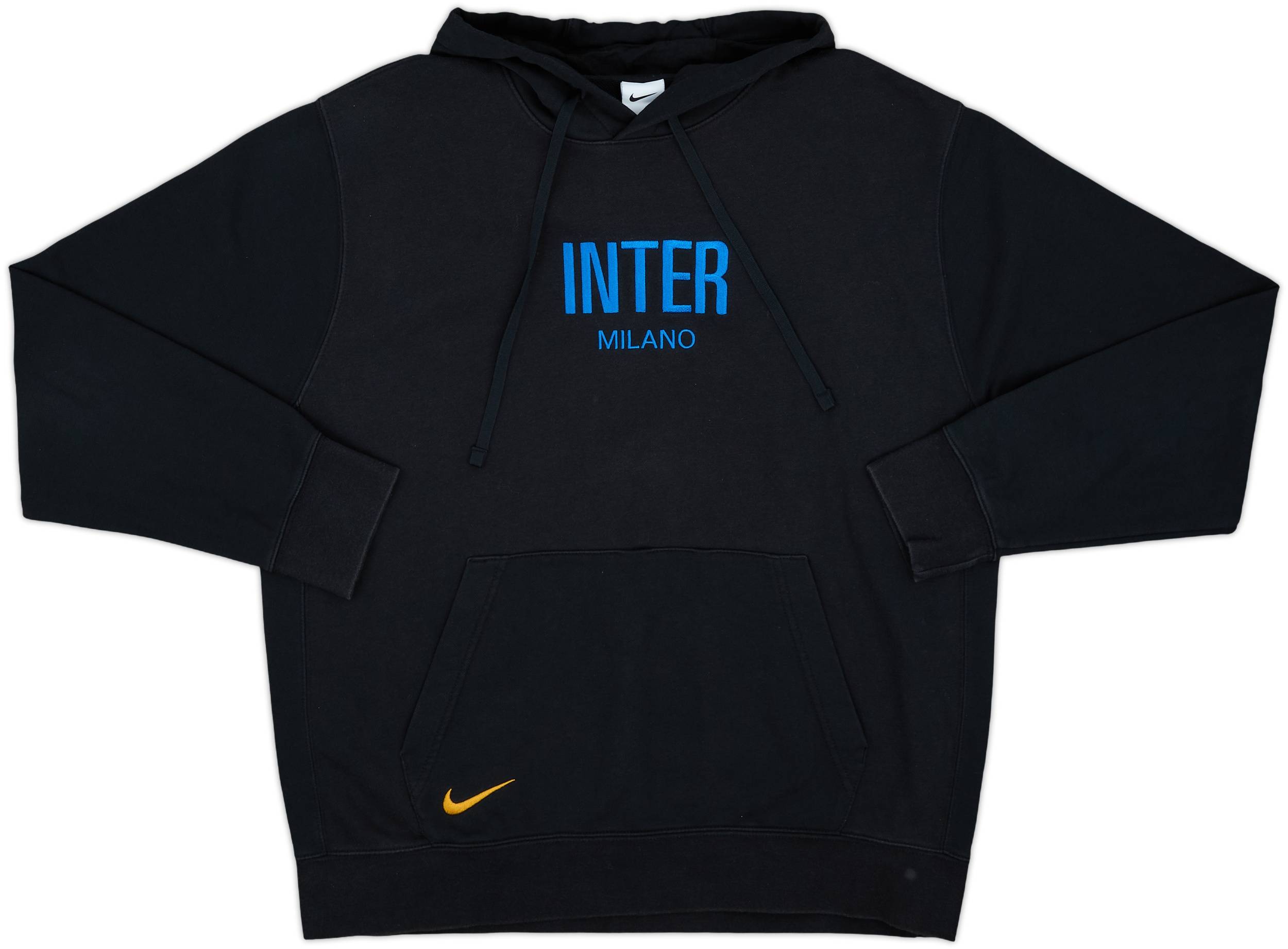 2021-22 Inter Milan Nike Hooded Sweat Top - 7/10 - (L)