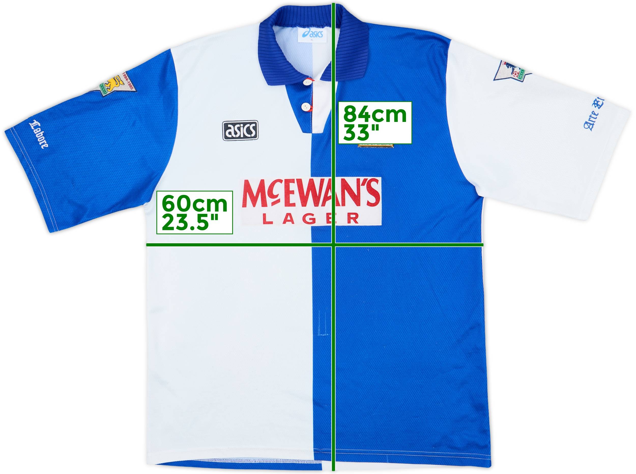 1994-95 Blackburn Home Shirt - 5/10 - (XL)