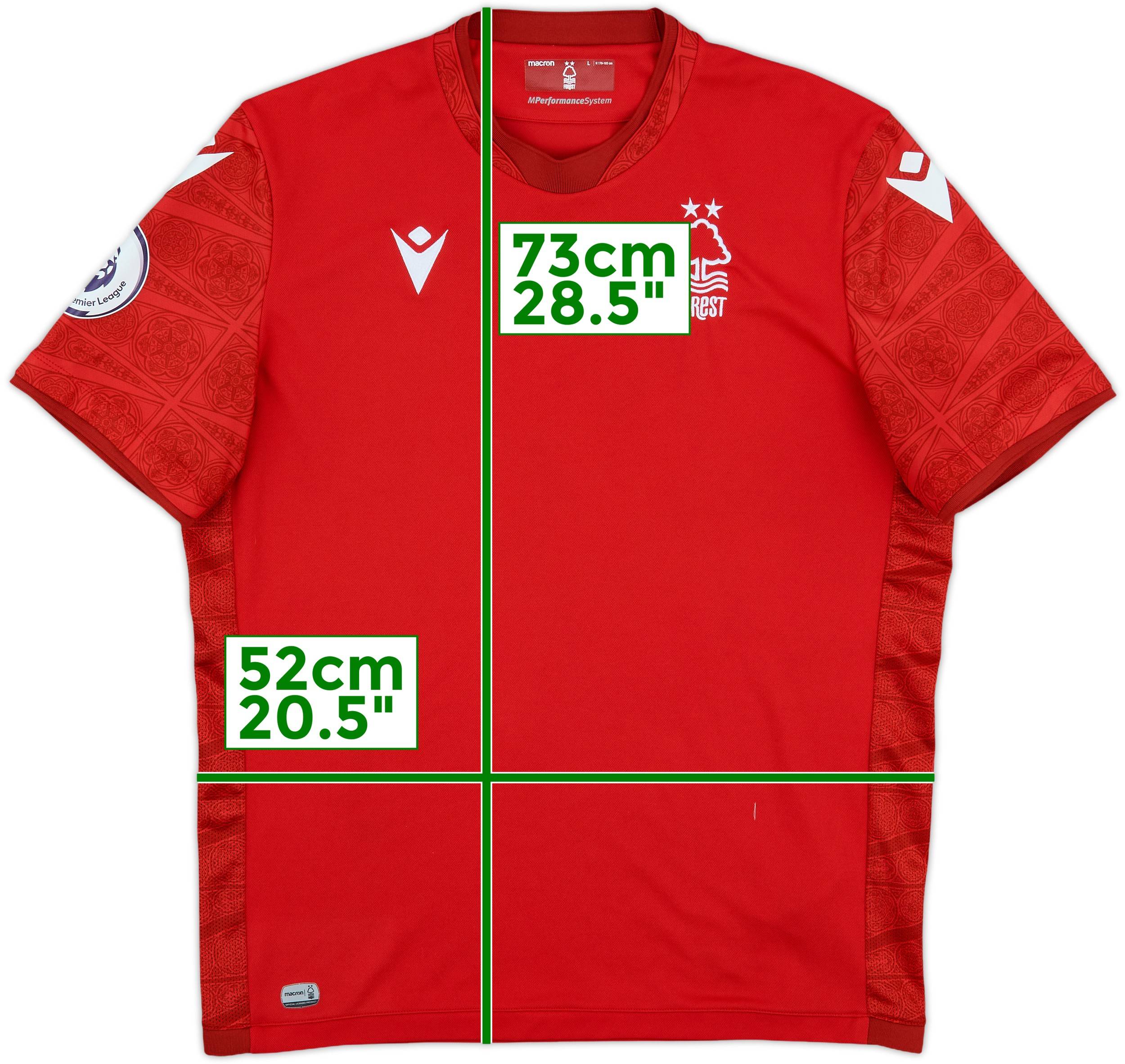 2022-23 Nottingham Forest Home Shirt - 9/10 - (L)