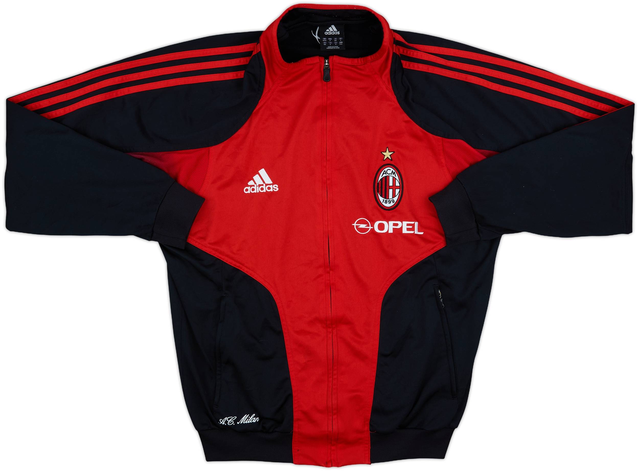 2004-05 AC Milan adidas Track Jacket - 8/10 - (M/L)