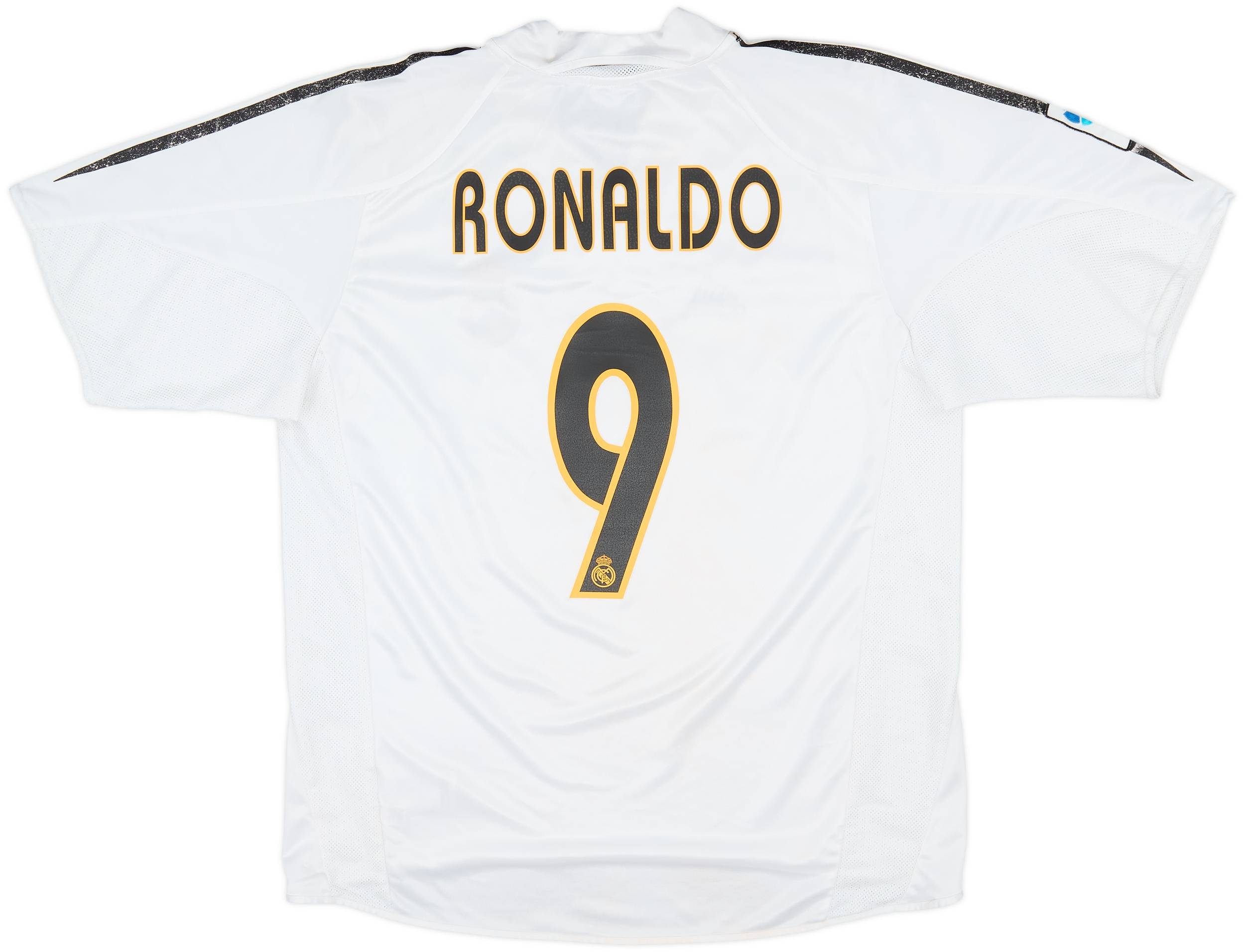 2004-05 Real Madrid Home Shirt Ronaldo #9 - 5/10 - (M)