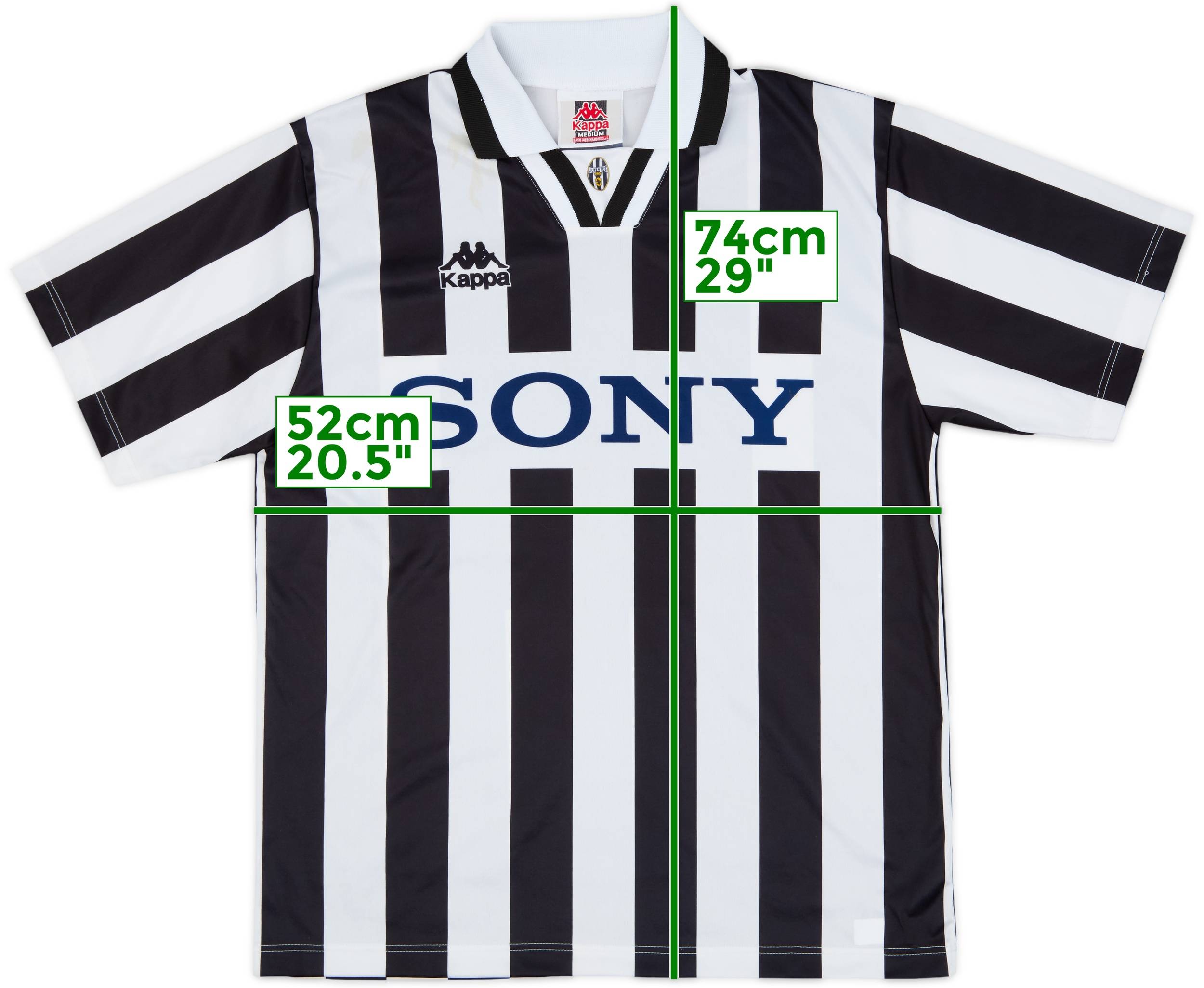 1995-97 Juventus Basic Home Shirt - 8/10 - (M)