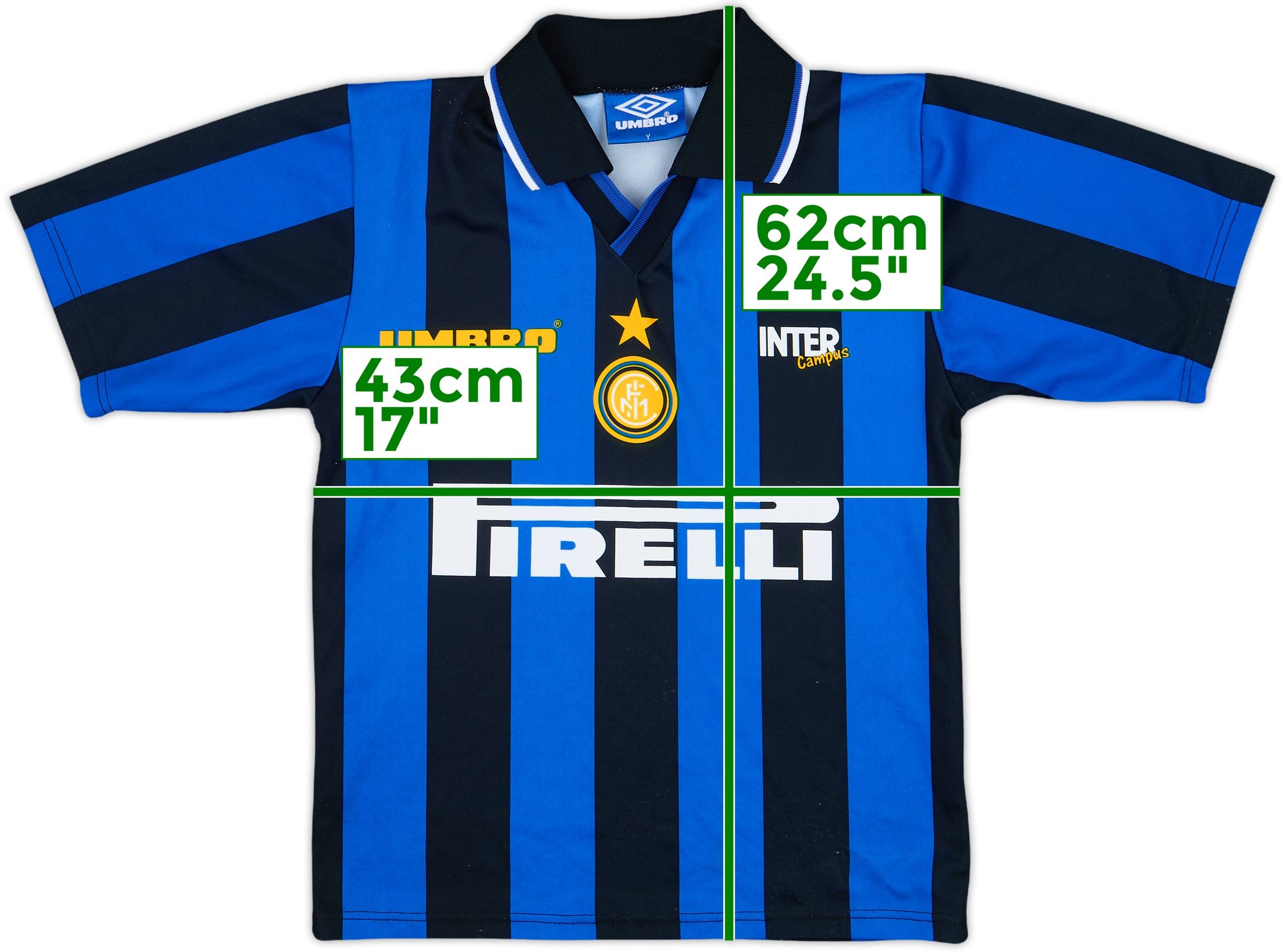 1997-98 Inter Milan Summer Campus Shirt - 8/10 - (Y)