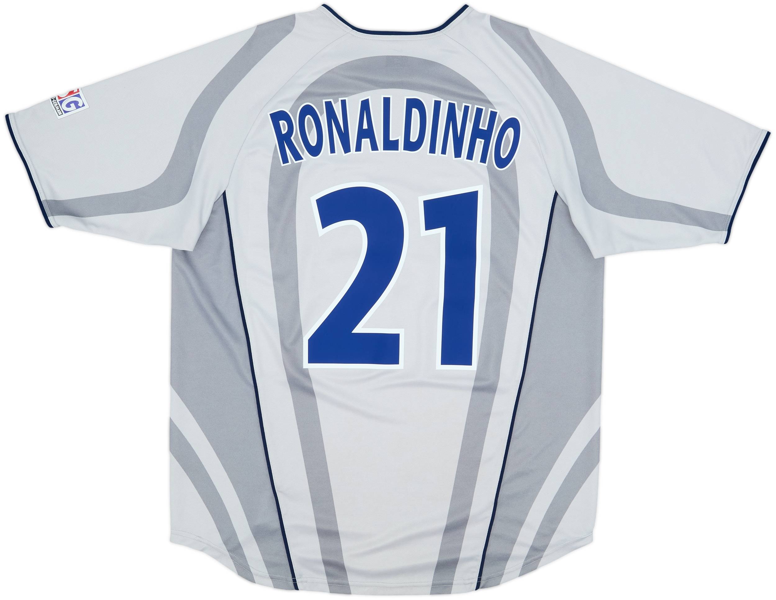 2001-02 Paris Saint-Germain Away Shirt Ronaldinho #21 - 8/10 - (L)