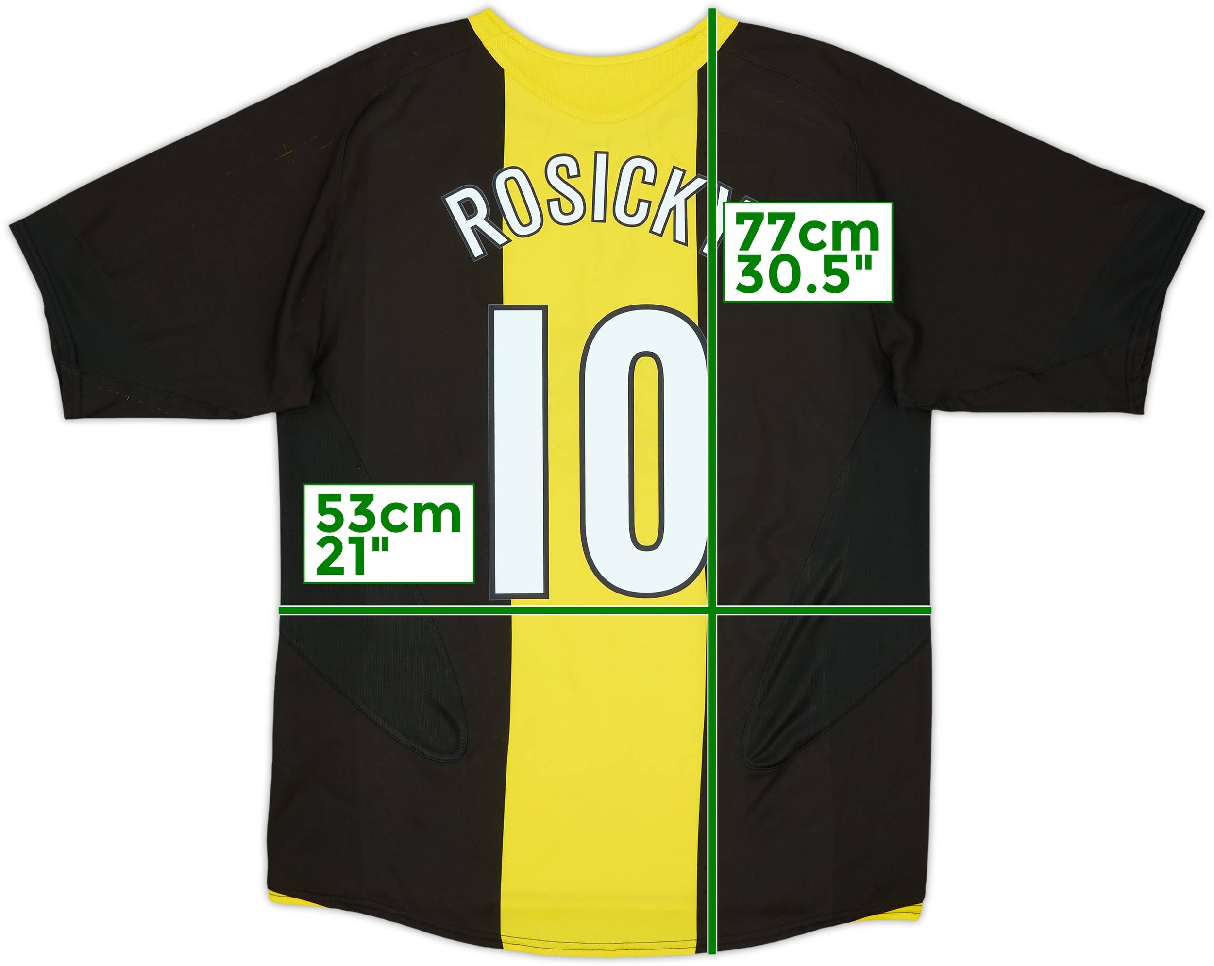 正規品 ドルトムント 05-06 ロシツキー ユニフォーム ROSICKY 2005-06 Borussia Dortmund Away Shirt Rosicky #10 - 6/10 - (L)