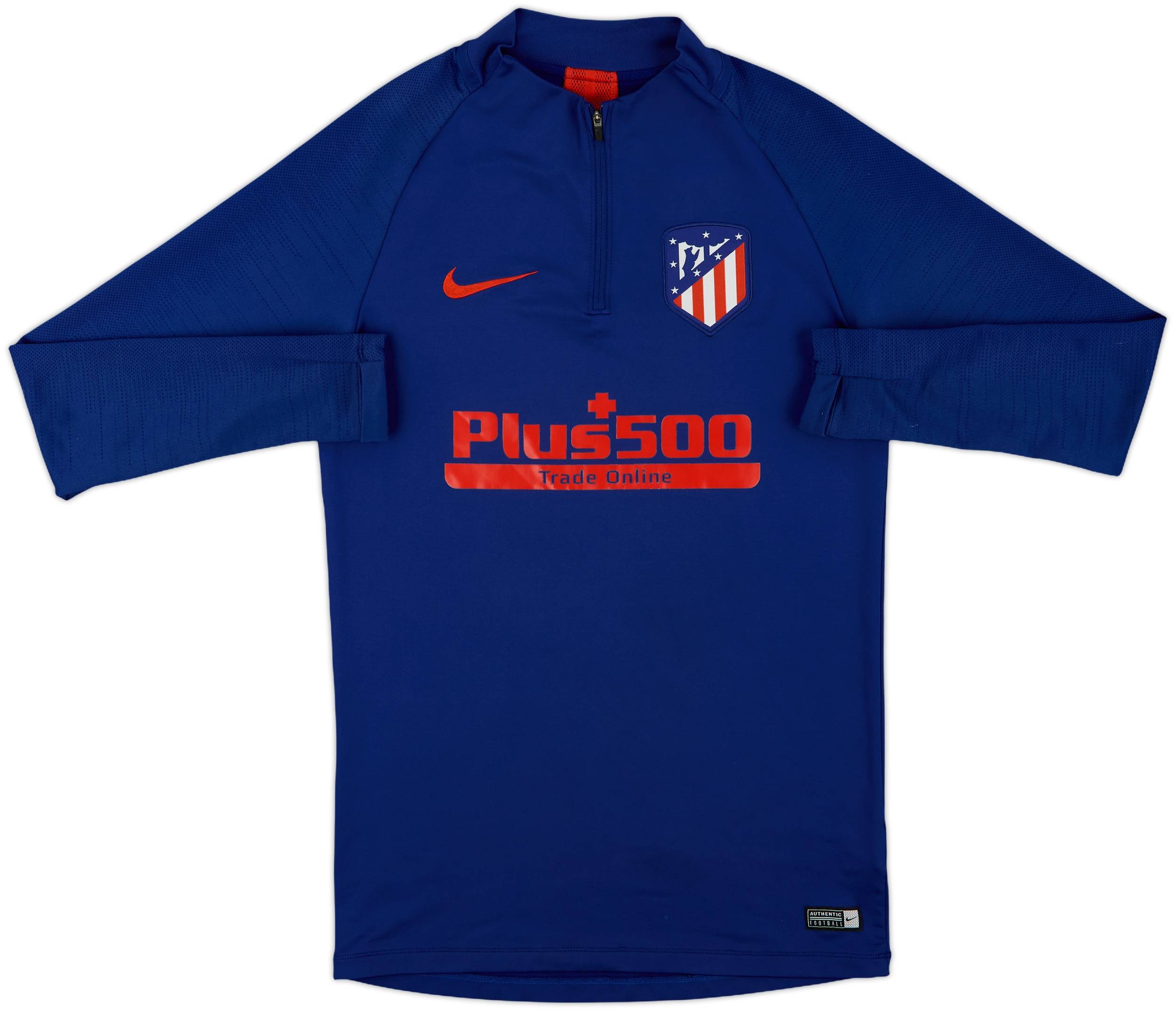 2020-21 Atletico Madrid Nike 1/4 Zip Training Top - 7/10 - (S)