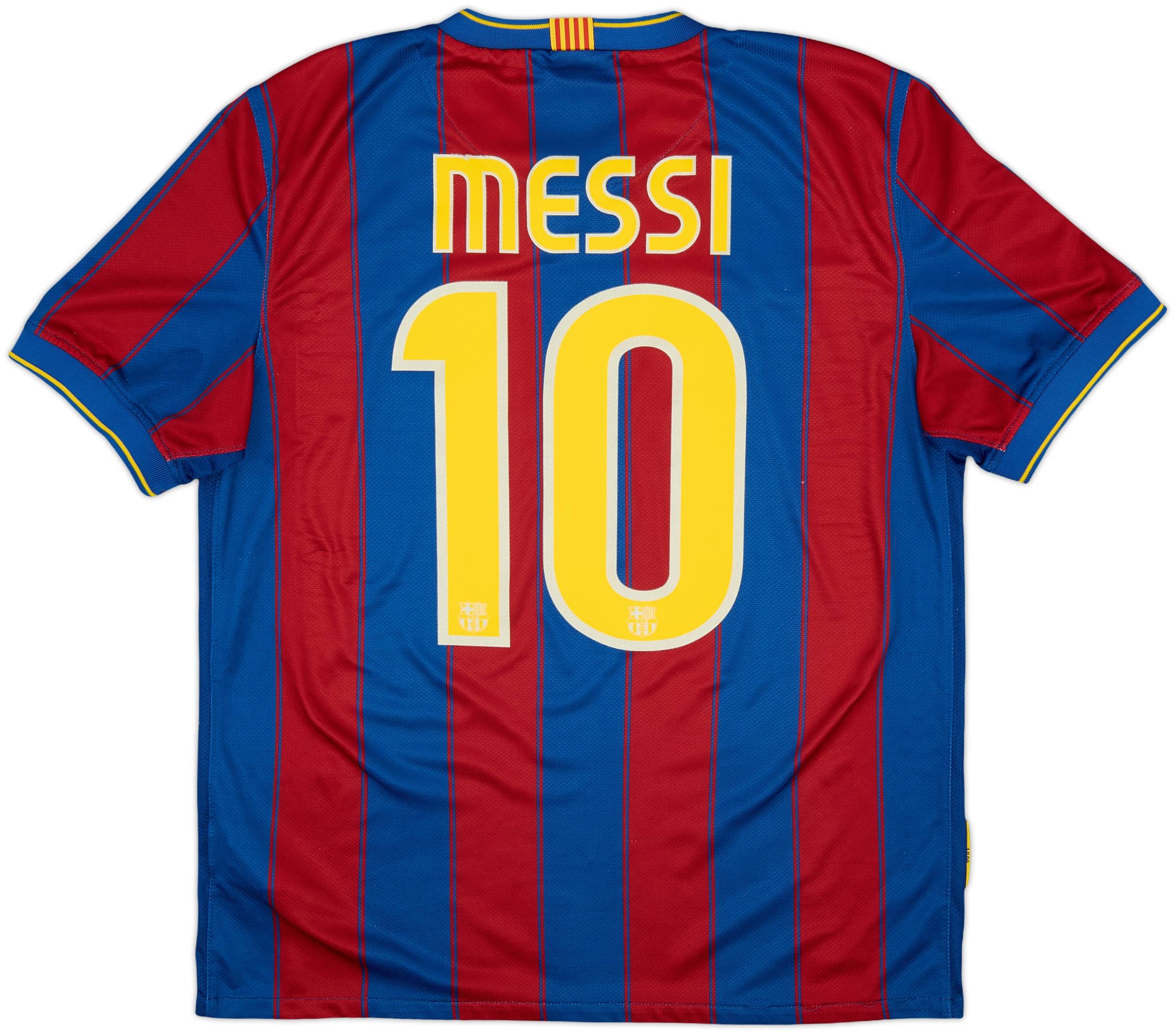 2009-10 Barcelona Home Shirt Messi #10 - 7/10 - (M)