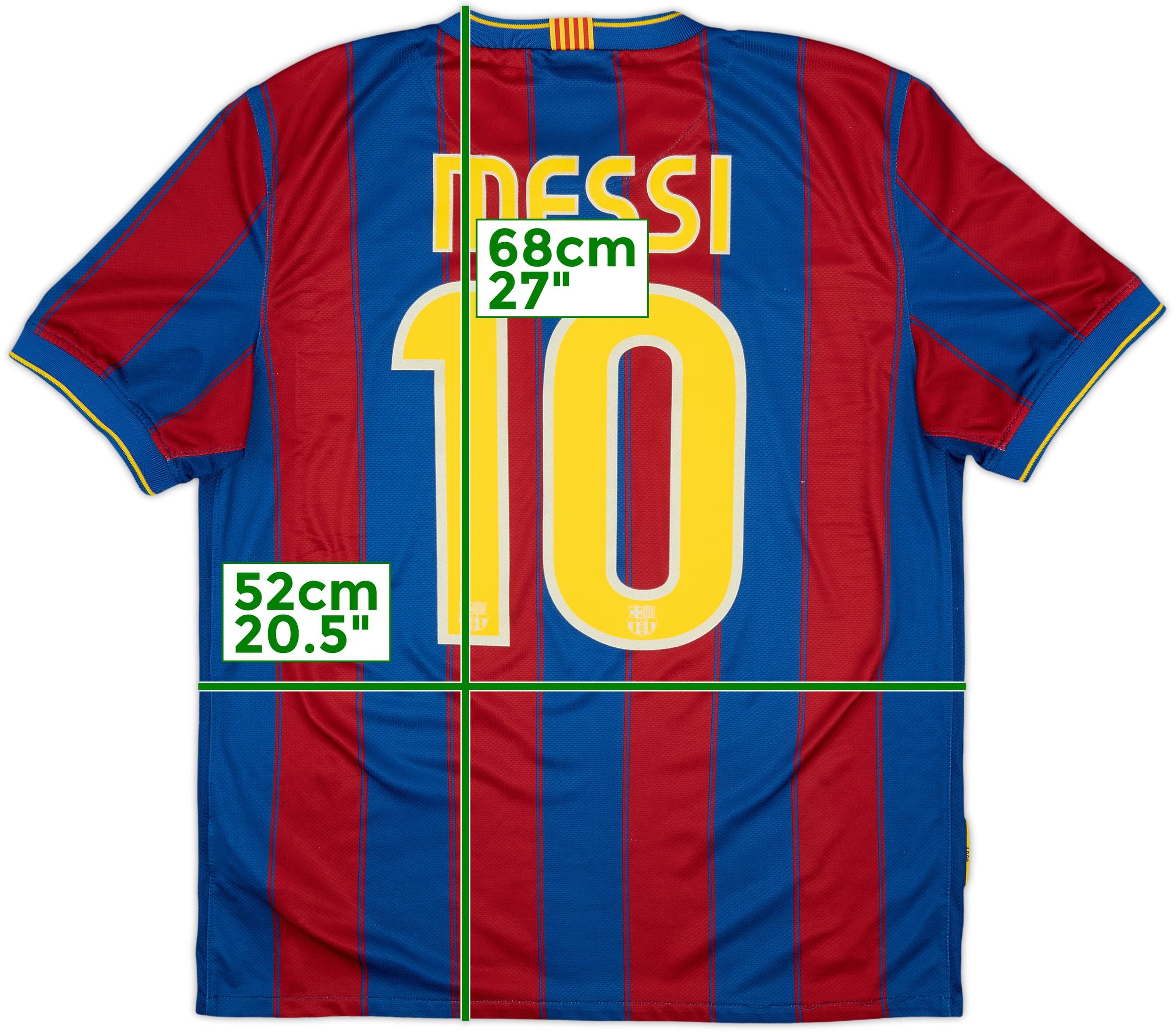 2009-10 Barcelona Home Shirt Messi #10 - 7/10 - (M)