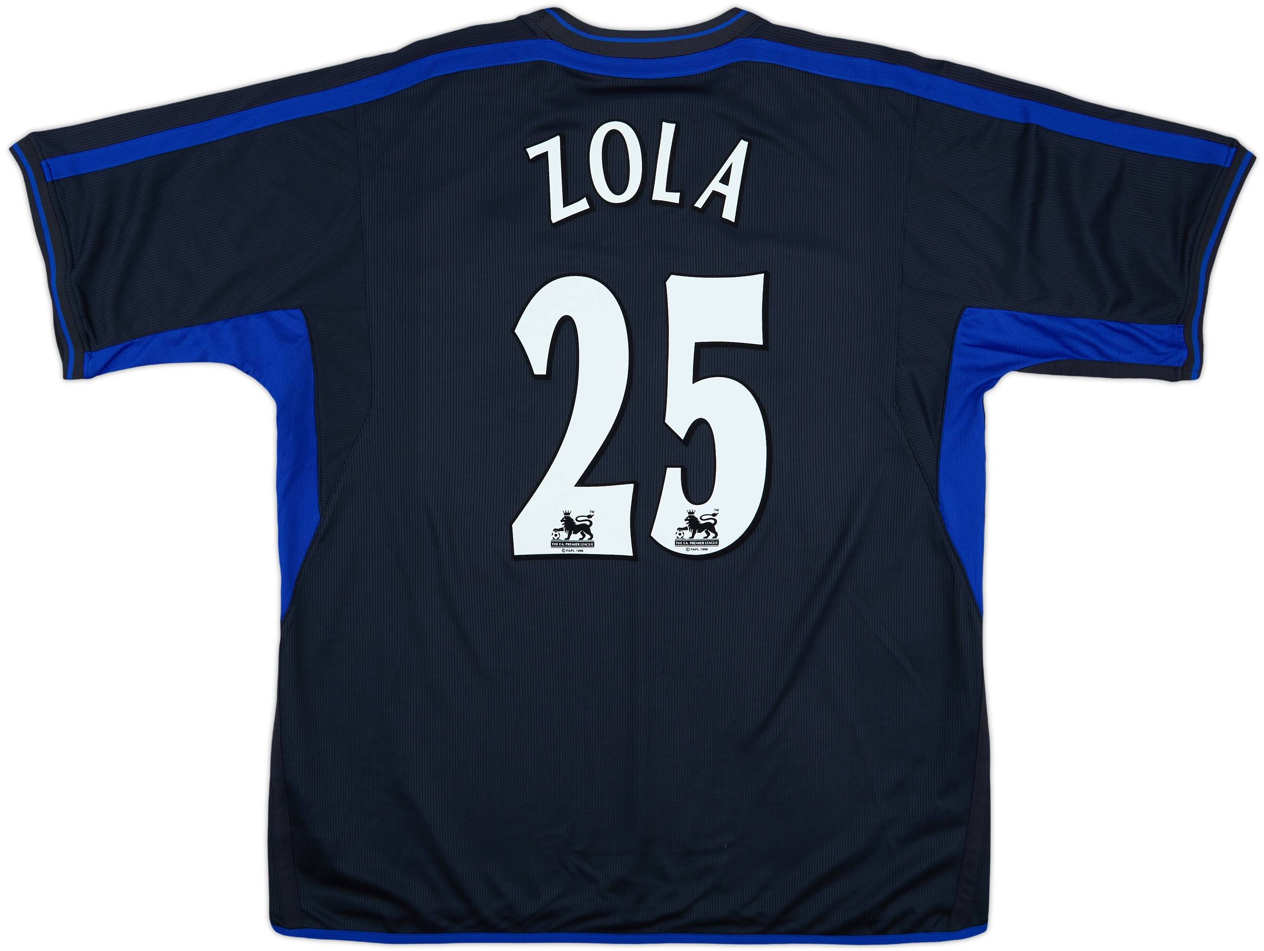 その他 Chelsea FC Away 2002/03 no.13 'Gallas' 2002-04 Chelsea Away Shirt Zola #25 - 8/10 - (XXL)