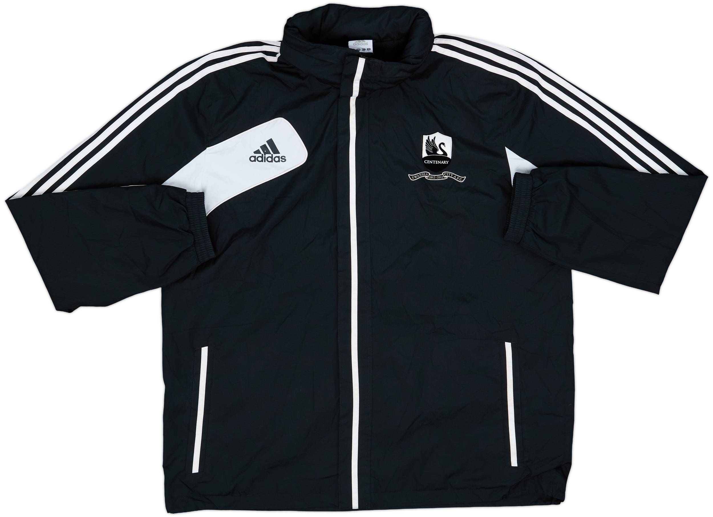 2012-13 Swansea City adidas Track Jacket - 9/10 - (XXL)