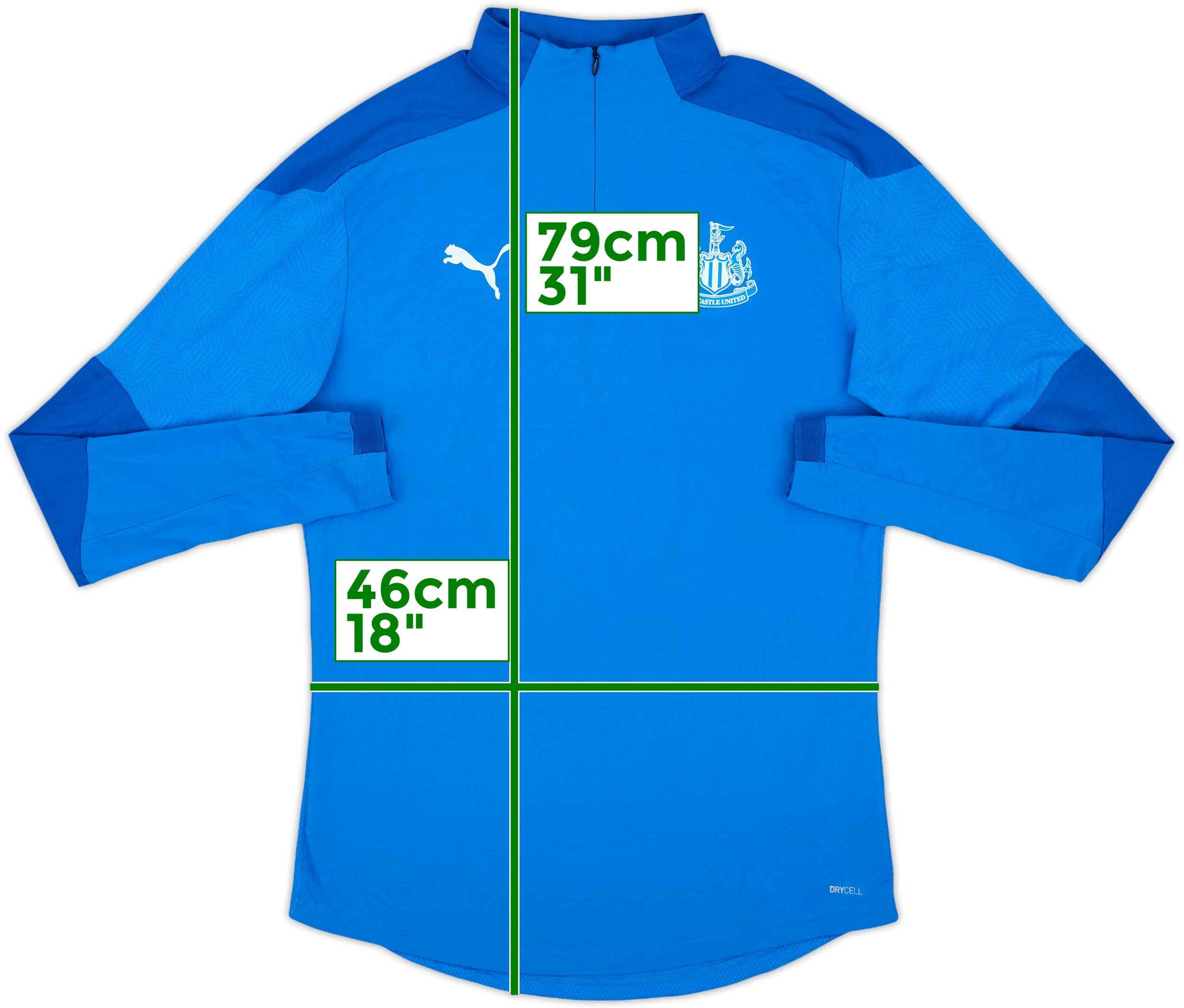 2019-20 Newcastle Puma 1/4 Zip Drill Top - 10/10 - (M)