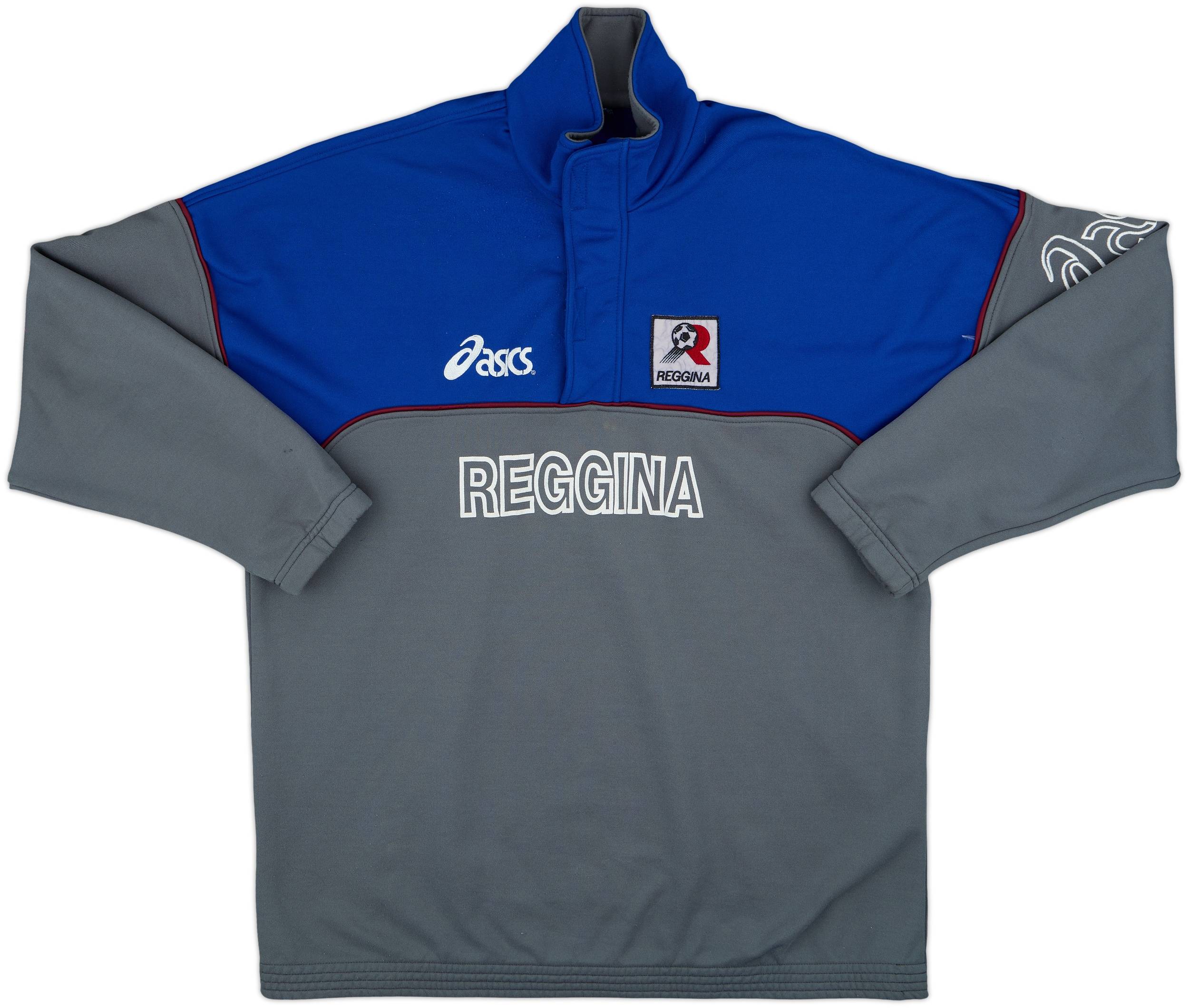 1999-00 Reggina Asics 1/4 Zip Drill Top - 8/10 - (XXL)