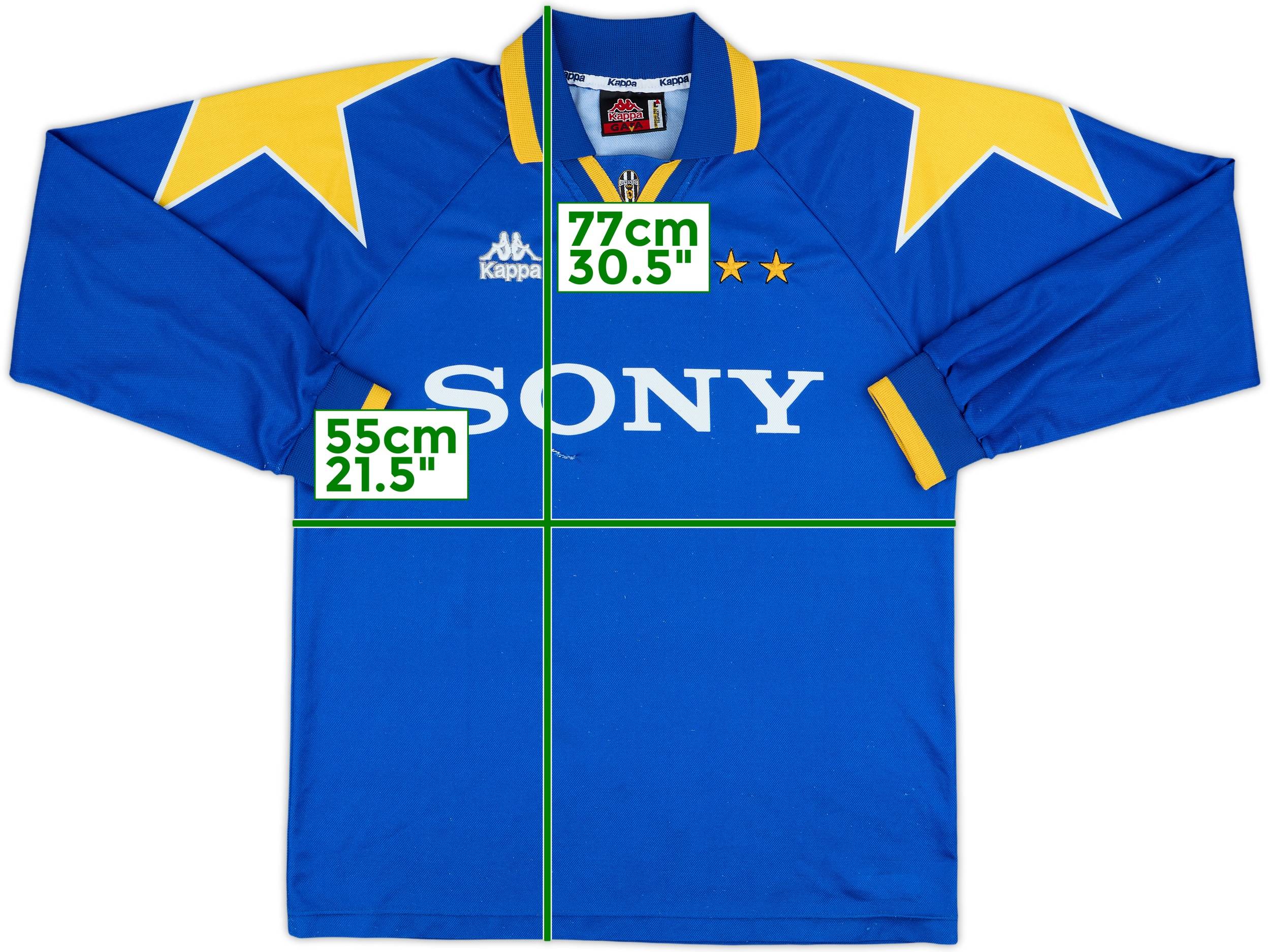 1995-96 Juventus Away L/S Shirt - 6/10 - (L)