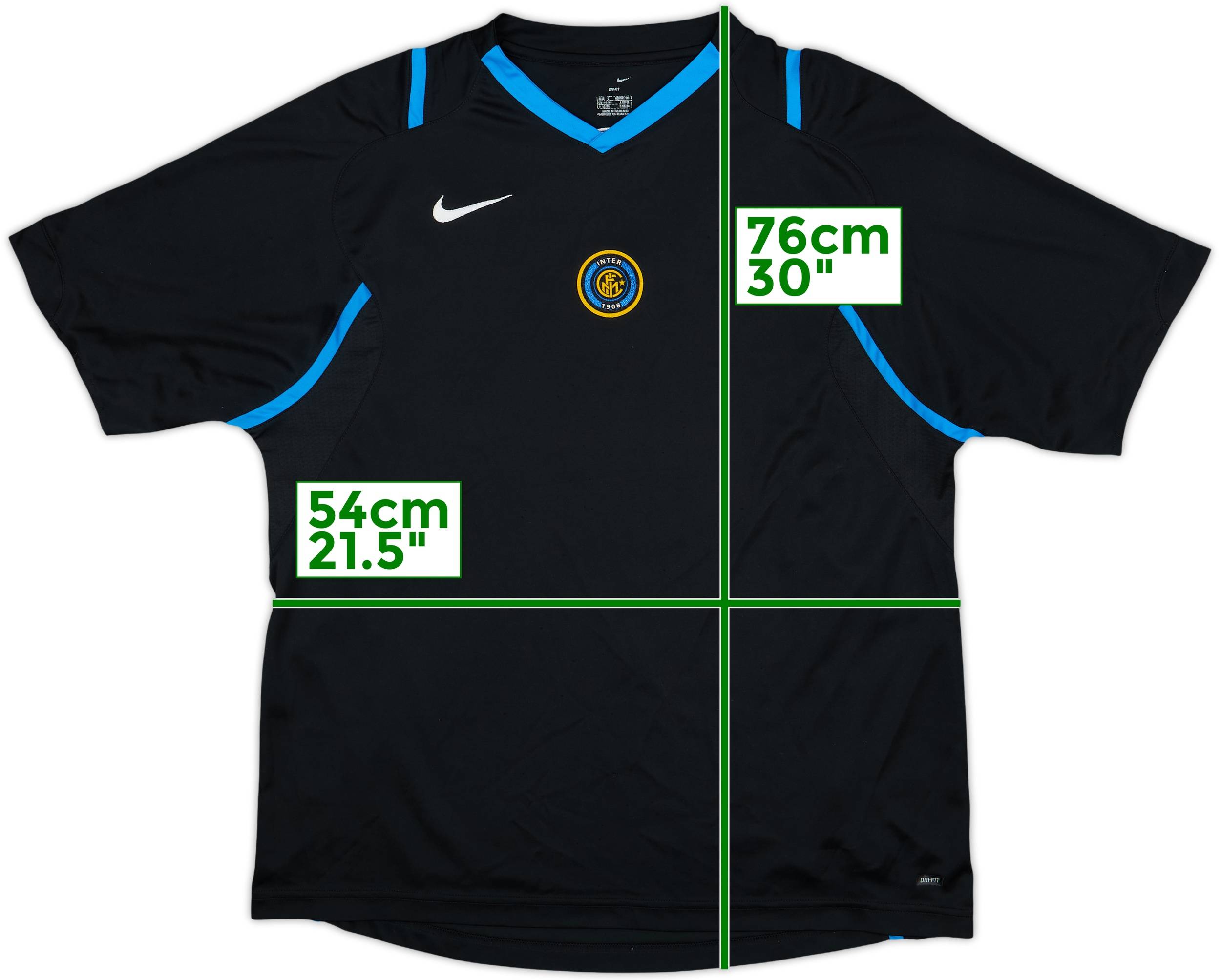 2005-06 Inter Milan Nike Training Shirt - 8/10 - (L)