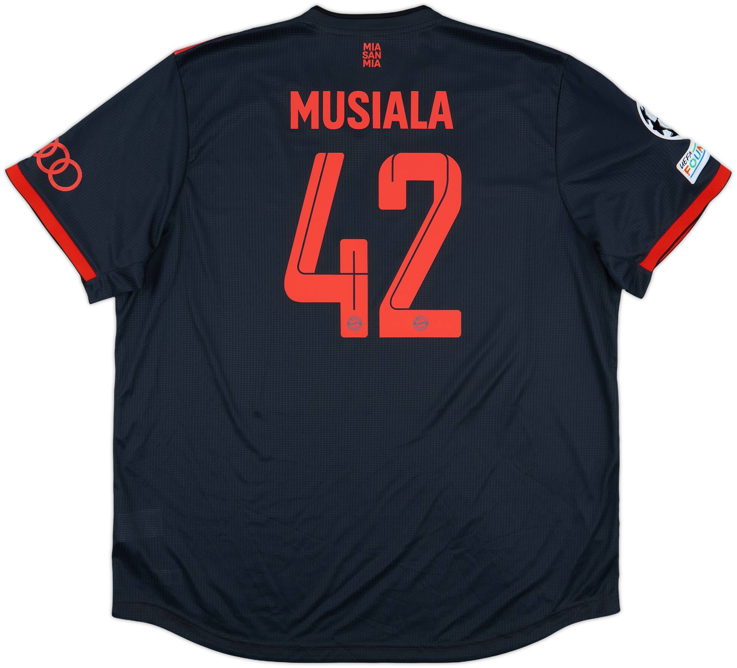 2022-23 Bayern Munich Authentic Third Shirt Musiala #42 - 9/10 - (XXL)