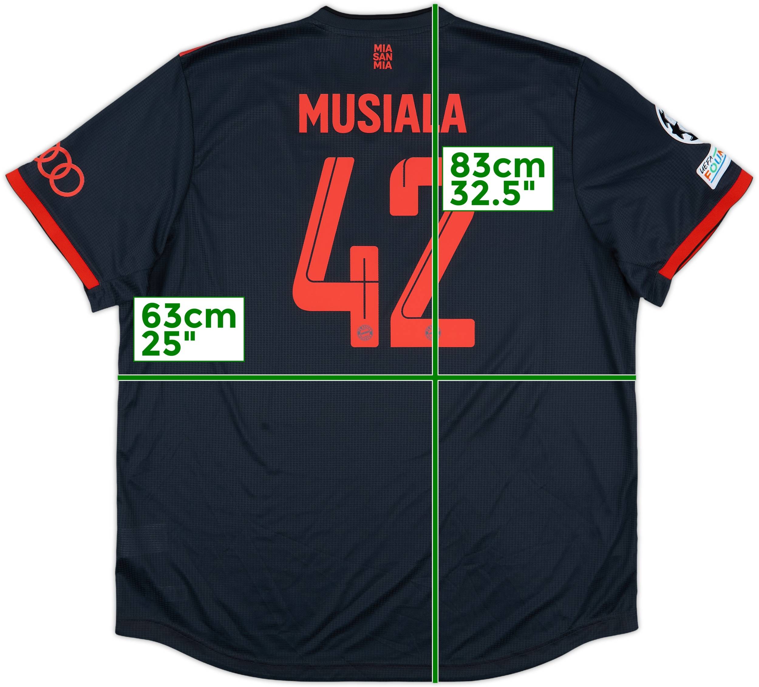 FC Bayern München MUSIALA 42 シャツ 2022-23 Bayern Munich Authentic Third Shirt Musiala #42 - 9/10 - (XXL)