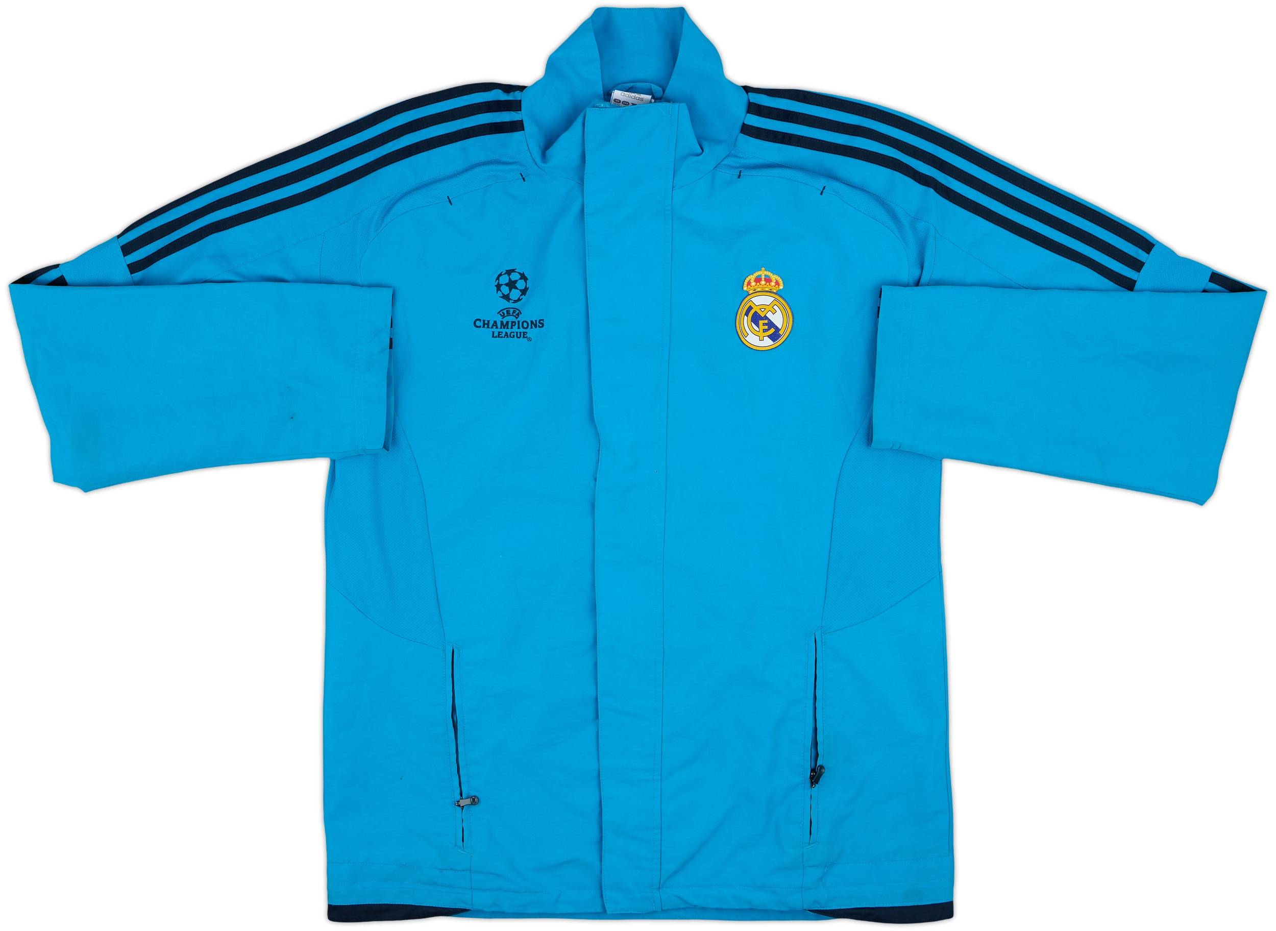  Real Madrid ジャージ Lサイズ ブルー　アディダス 2011-12 Real Madrid adidas Track Jacket - 8/10 - (M/L)