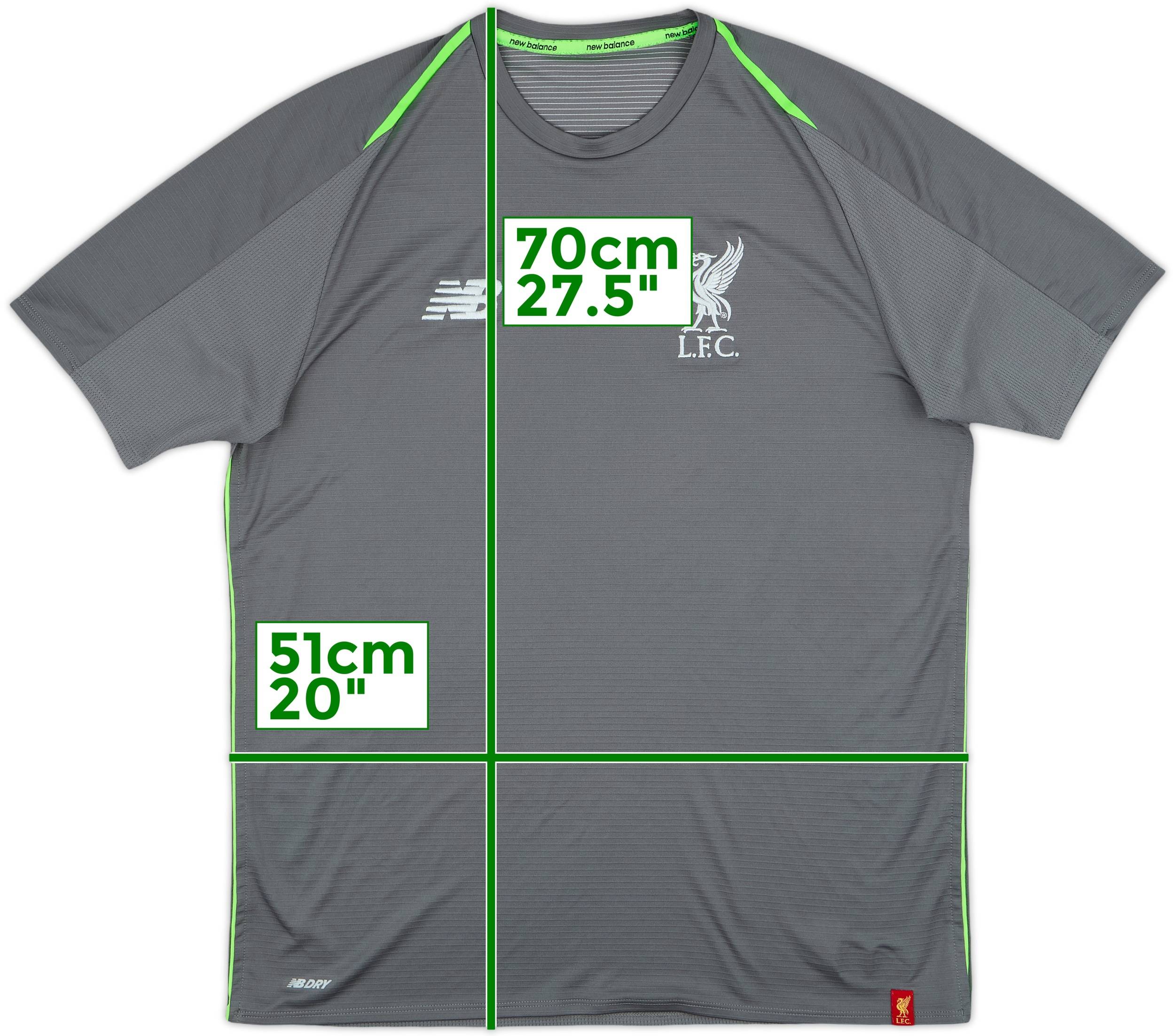 2019-20 Liverpool New Balance Training Shirt - 8/10 - (M)