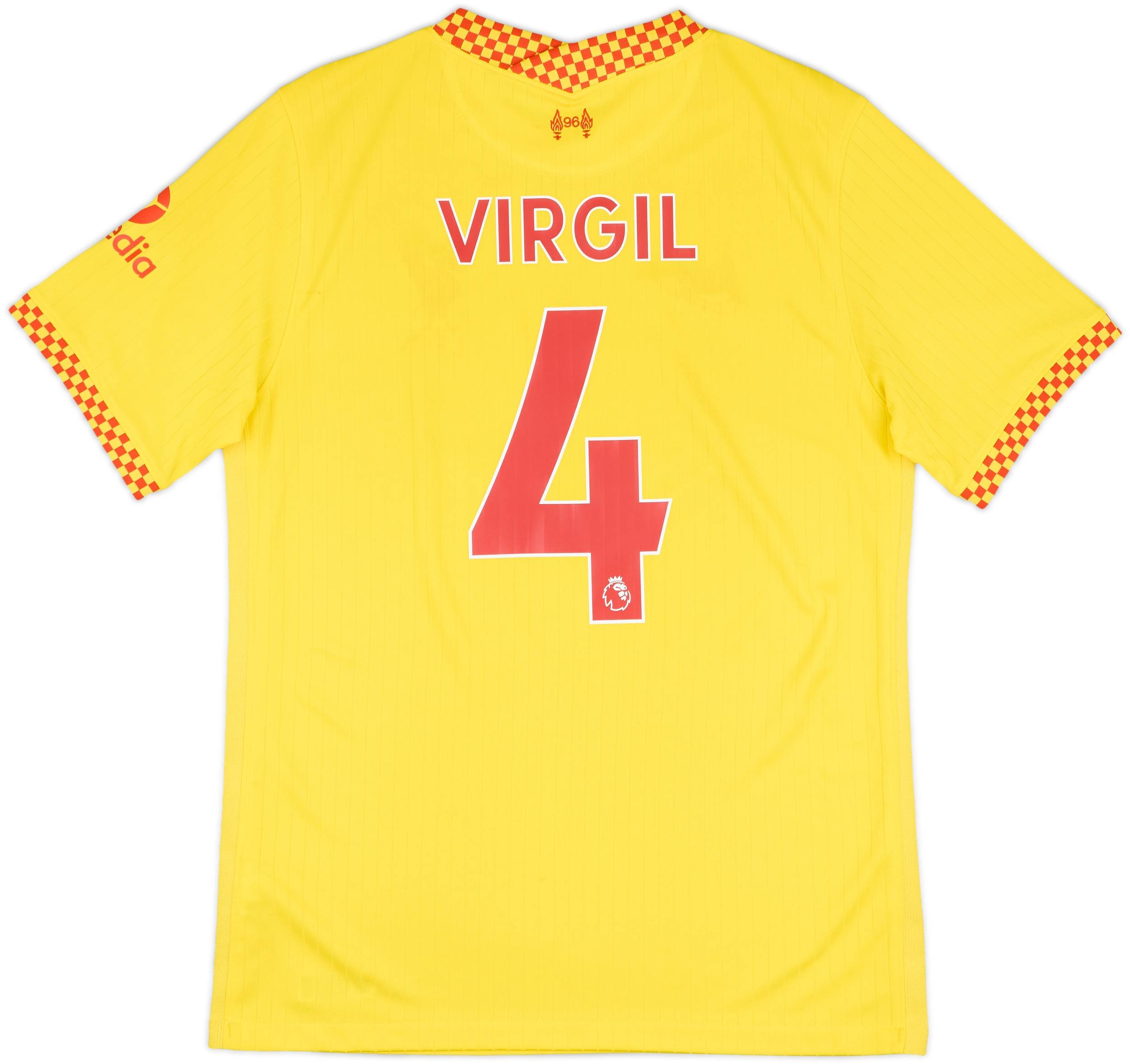 2021-22 Liverpool Third Shirt Virgil #4 - 7/10 - (M)