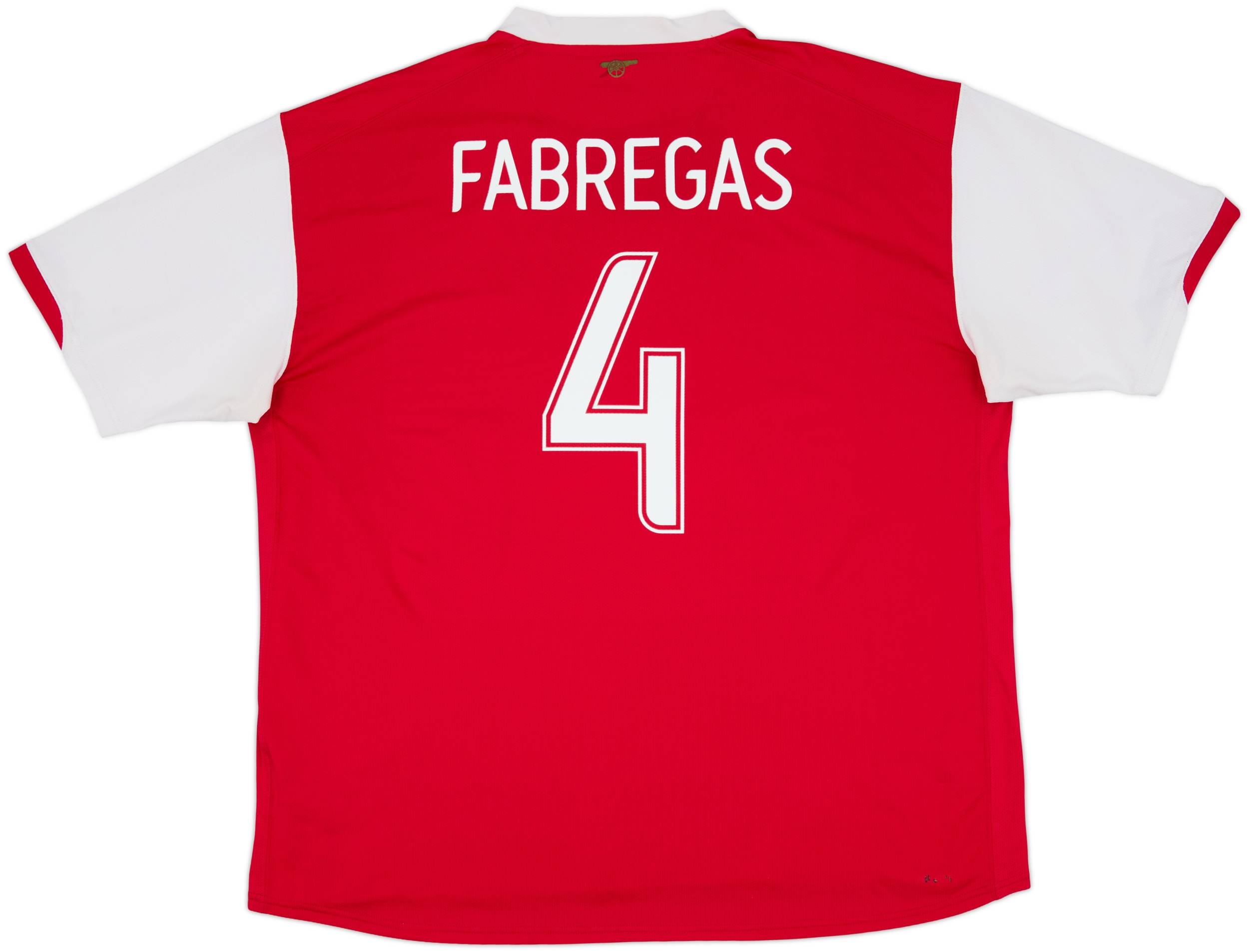2006-08 Arsenal Home Shirt Fabregas #4 - 7/10 - (XXL)