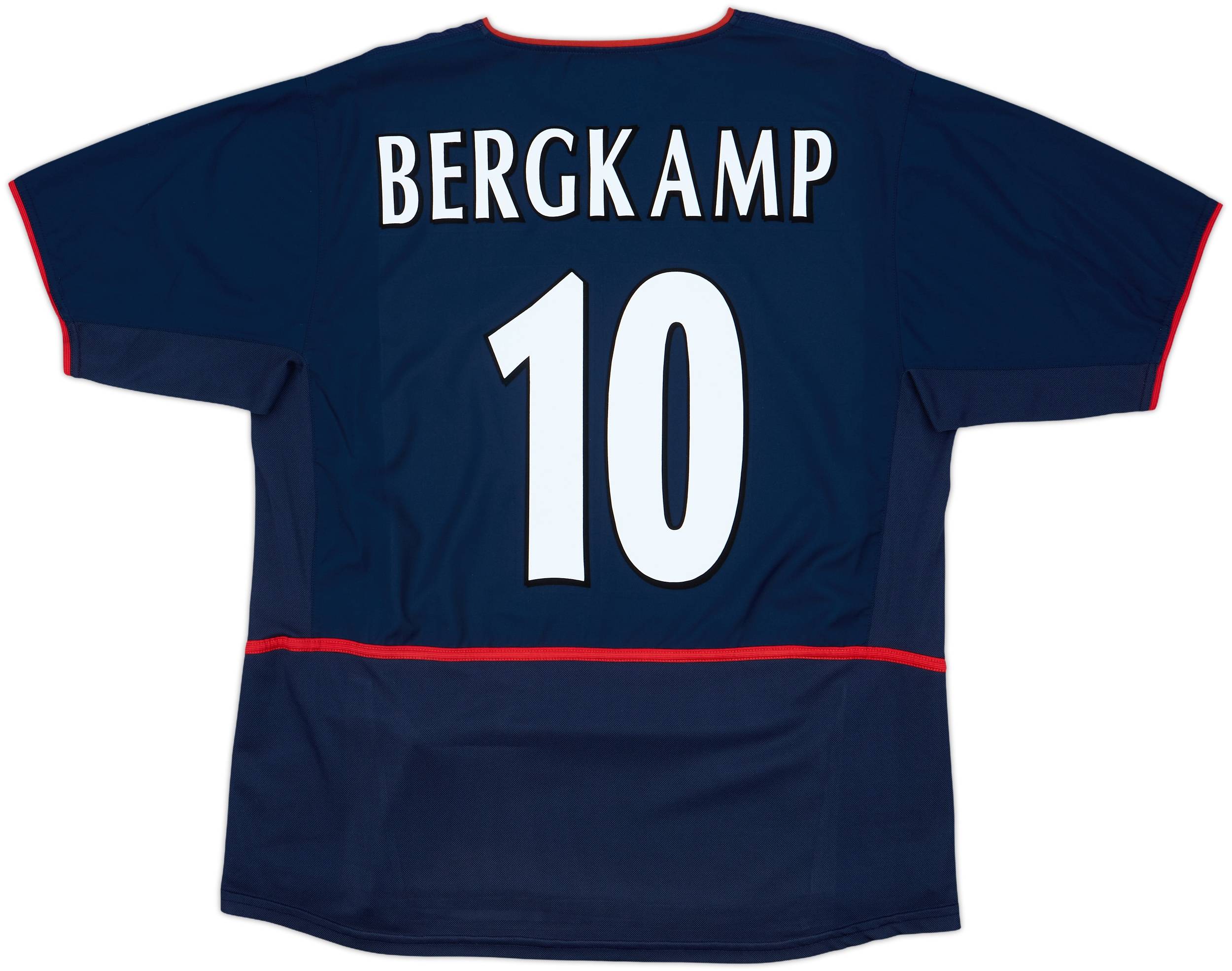 2002-04 Arsenal Away Shirt Bergkamp #10 - 7/10 - (L)
