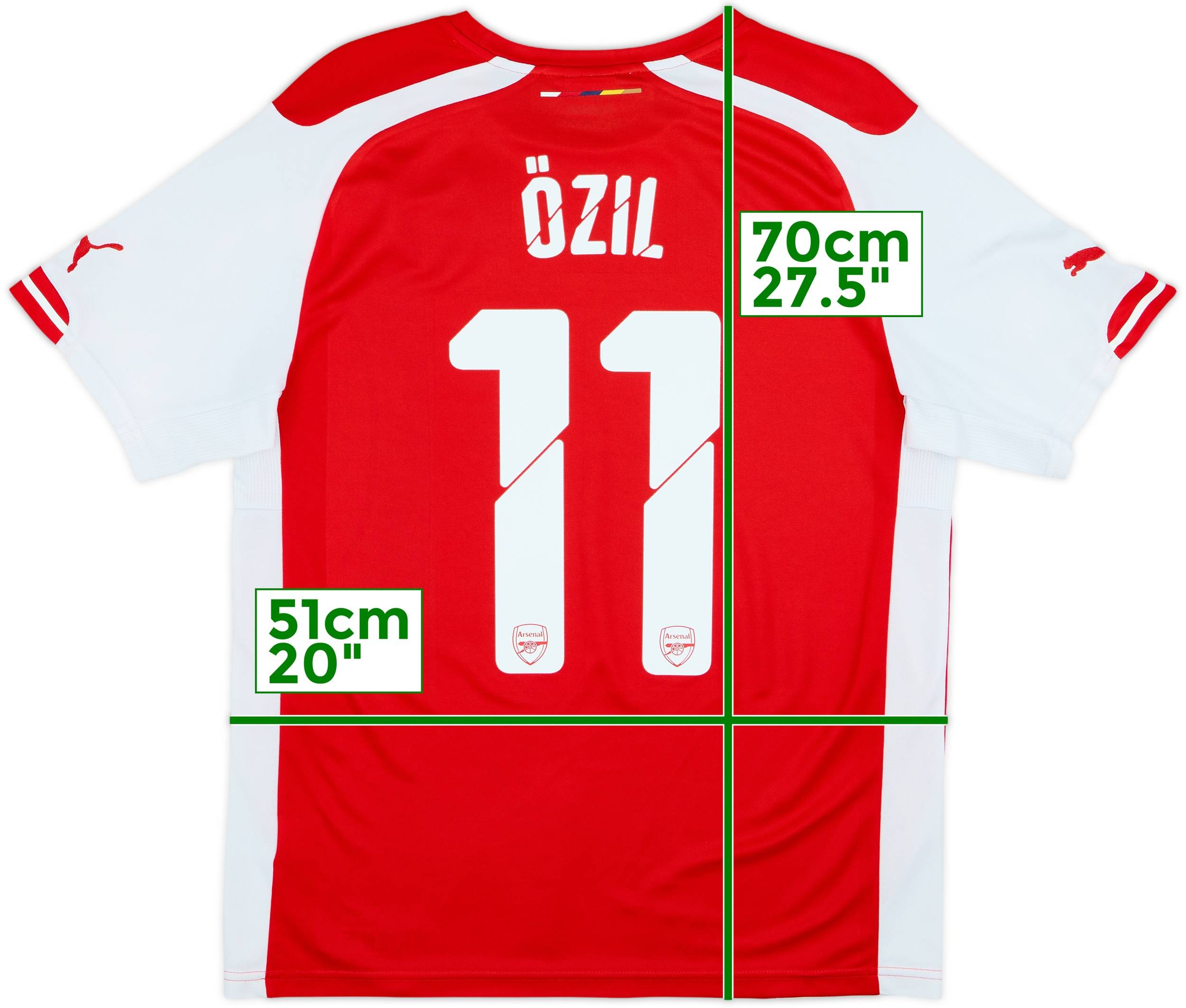 アーセナル ÖZIL 11 オーセンティックMサイズ アーセナル ÖZIL 11