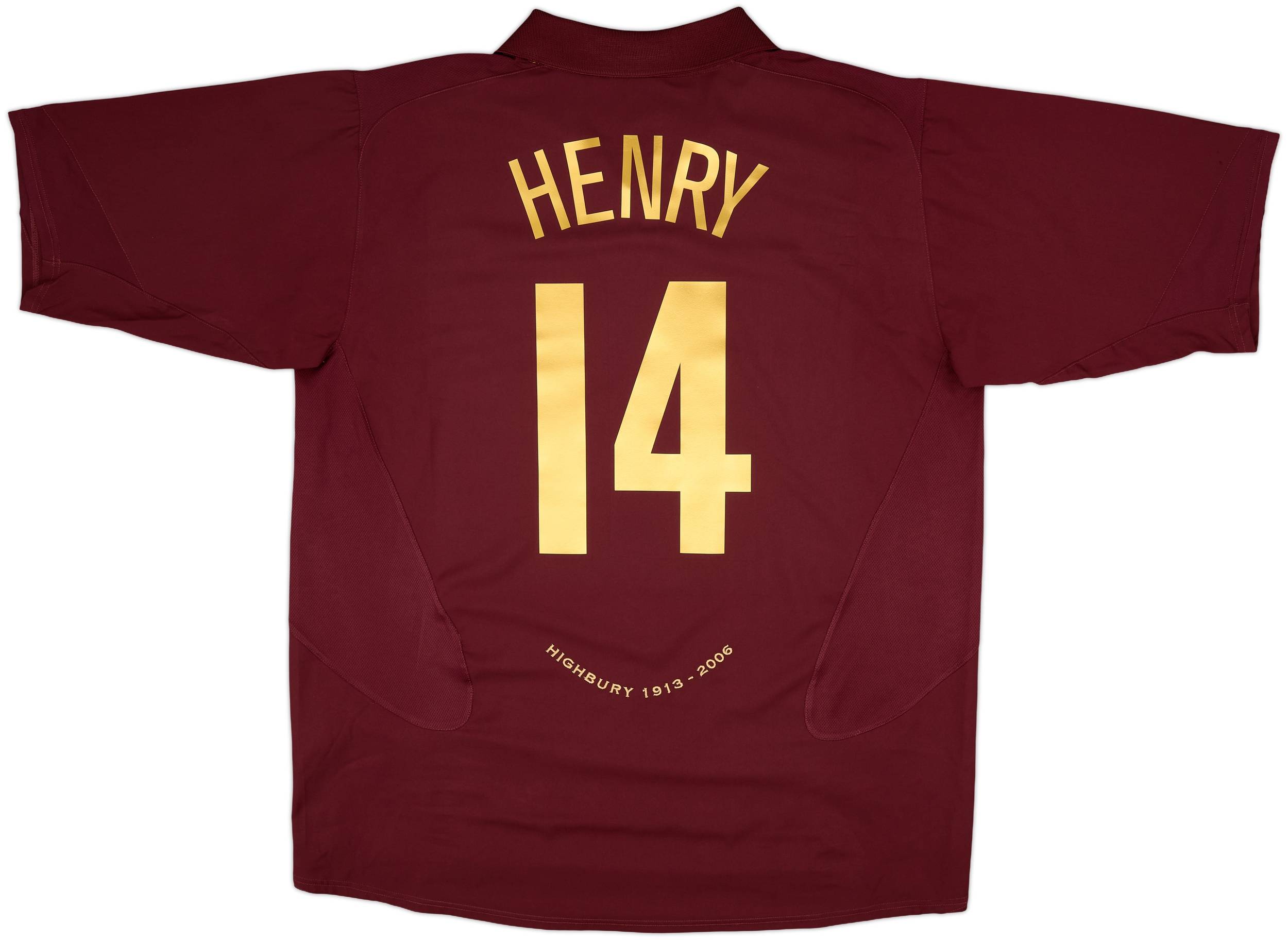 2005-06 Arsenal Home Shirt Henry #14 - 8/10 - (XXL)