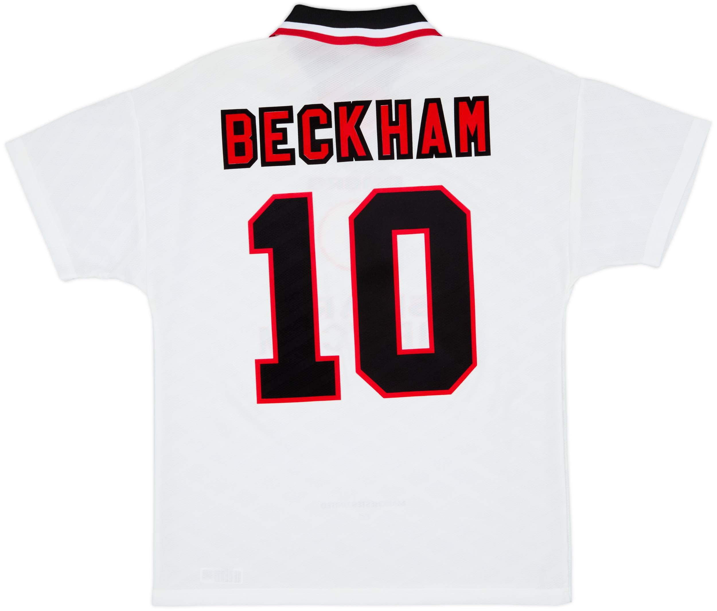 1996-97 Manchester United Away Shirt Beckham #10 - 8/10 - (M)