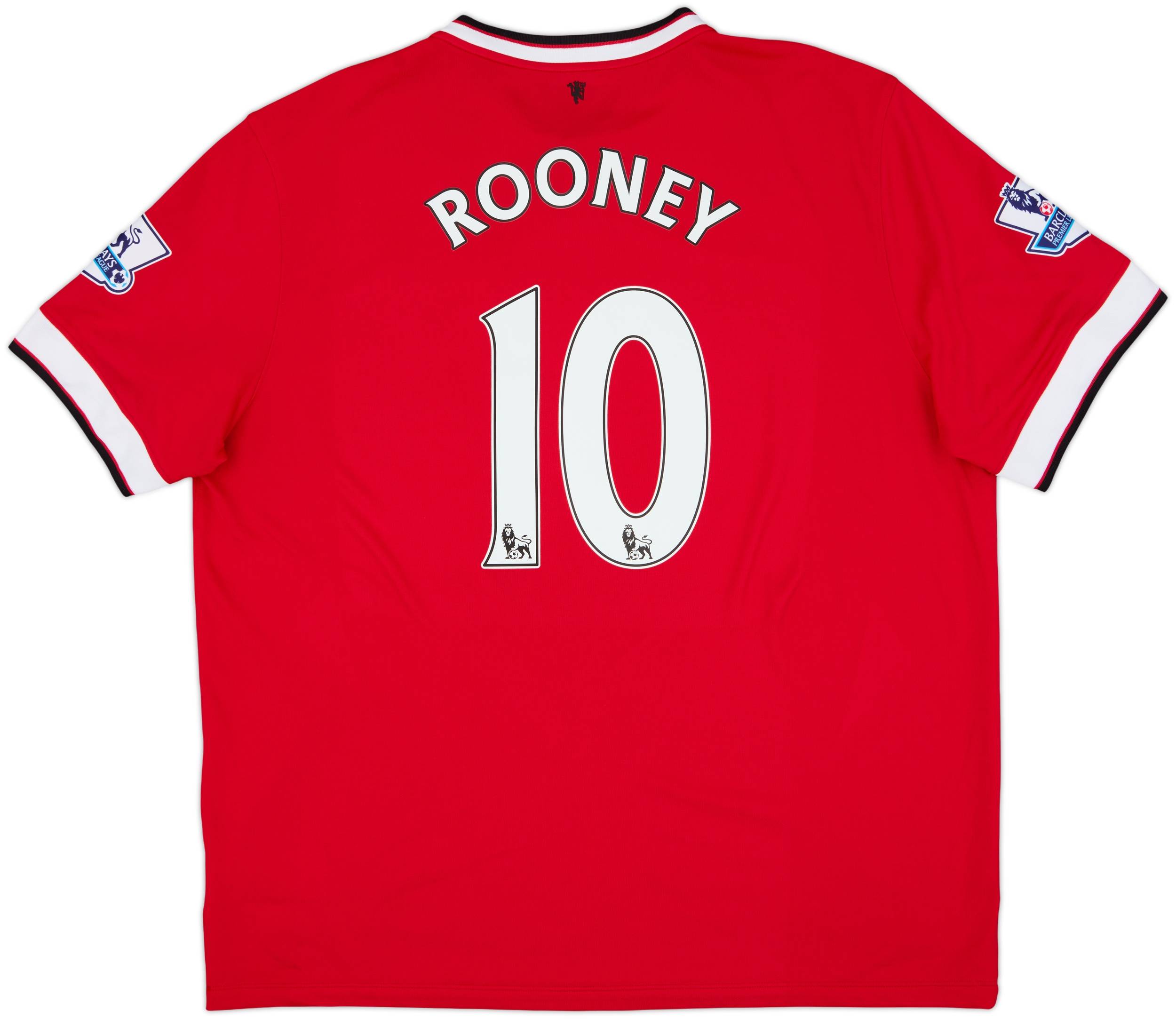 2014-15 Manchester United Home Shirt Rooney #10 - 10/10 - (XXL)