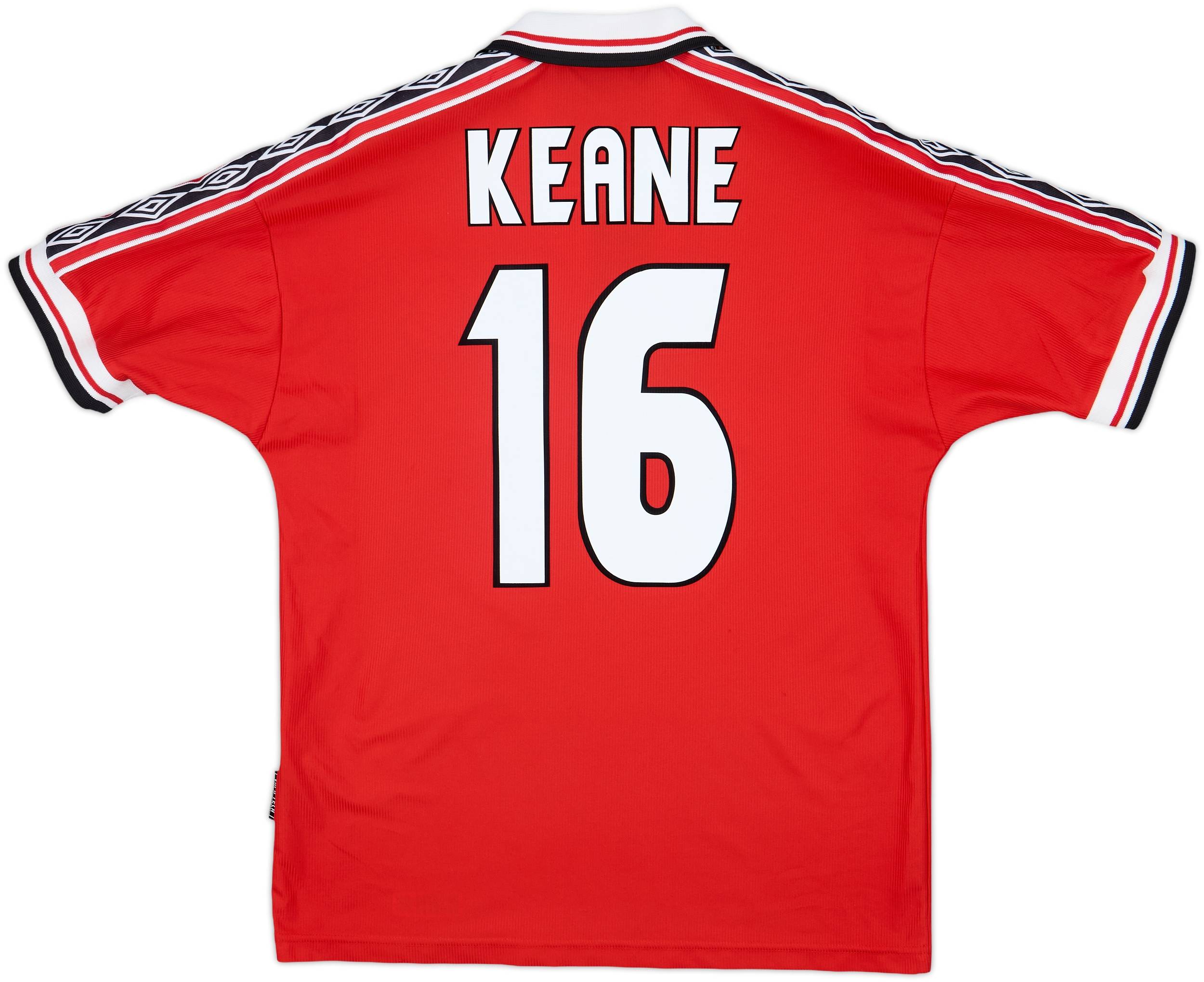 1998-00 Manchester United Home Shirt Keane #16 - 8/10 - (M)