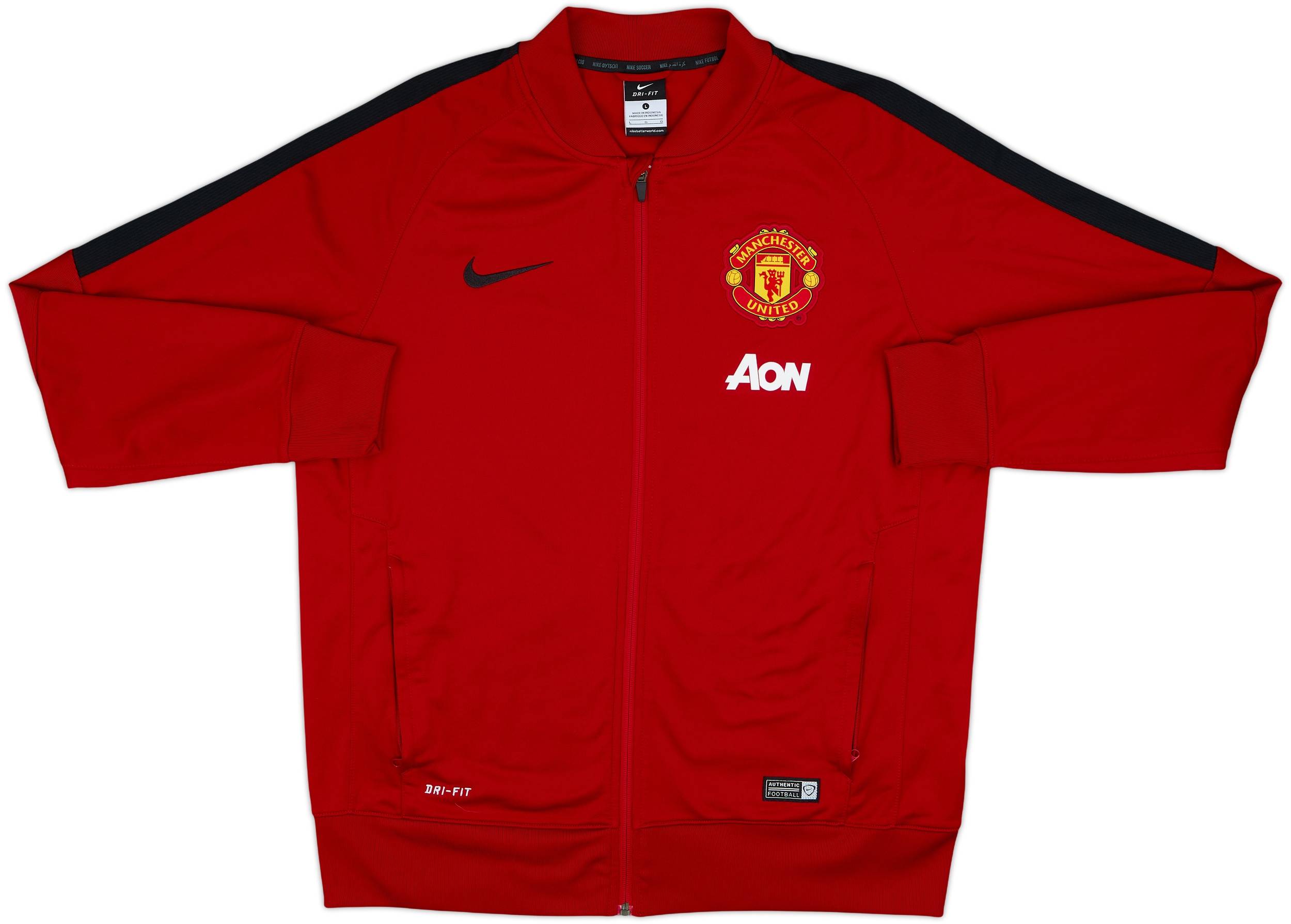 2014-15 Manchester United Nike Track Jacket - 8/10 - (L)