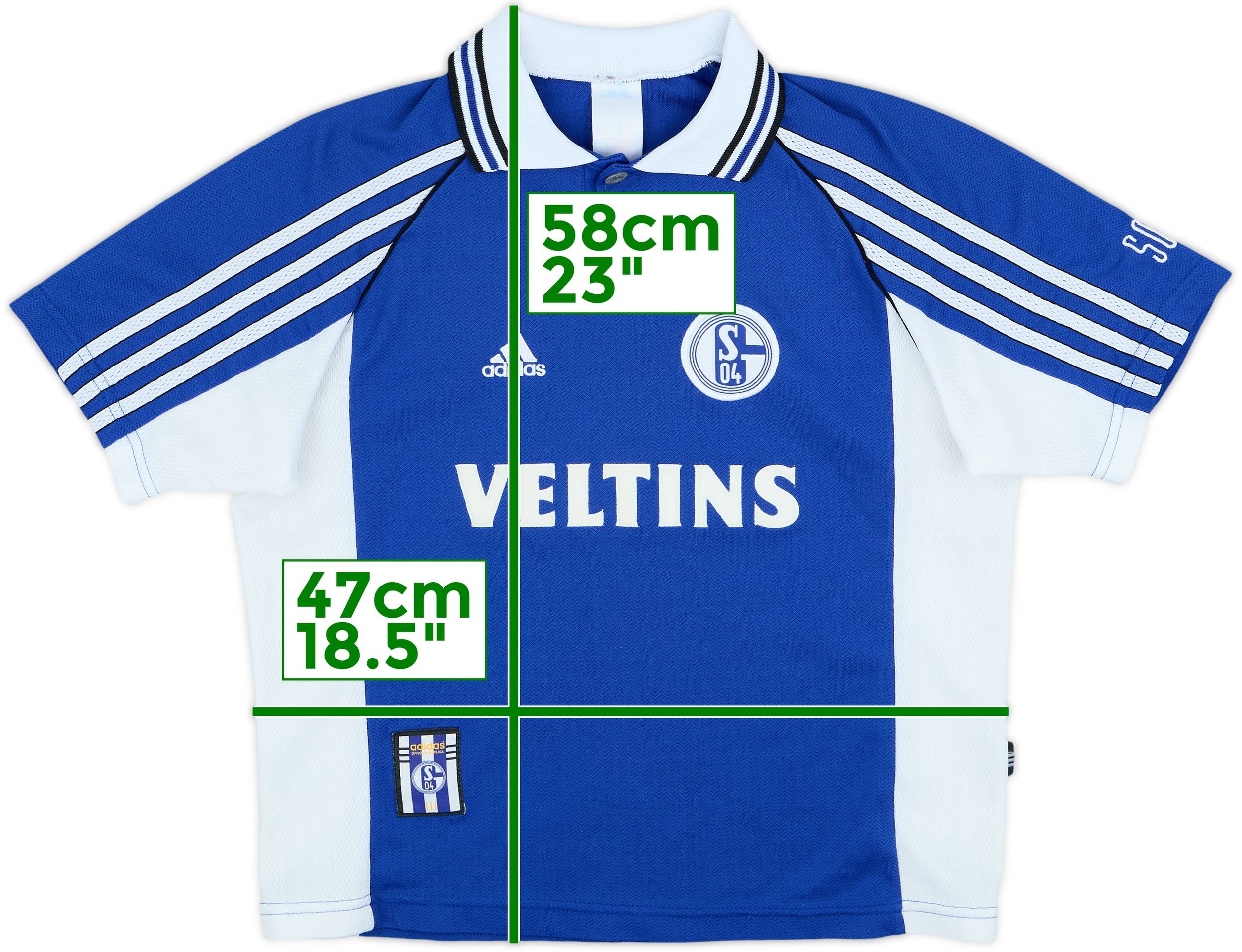 1998-99 Schalke Home Shirt - 8/10 - (L.Boys)