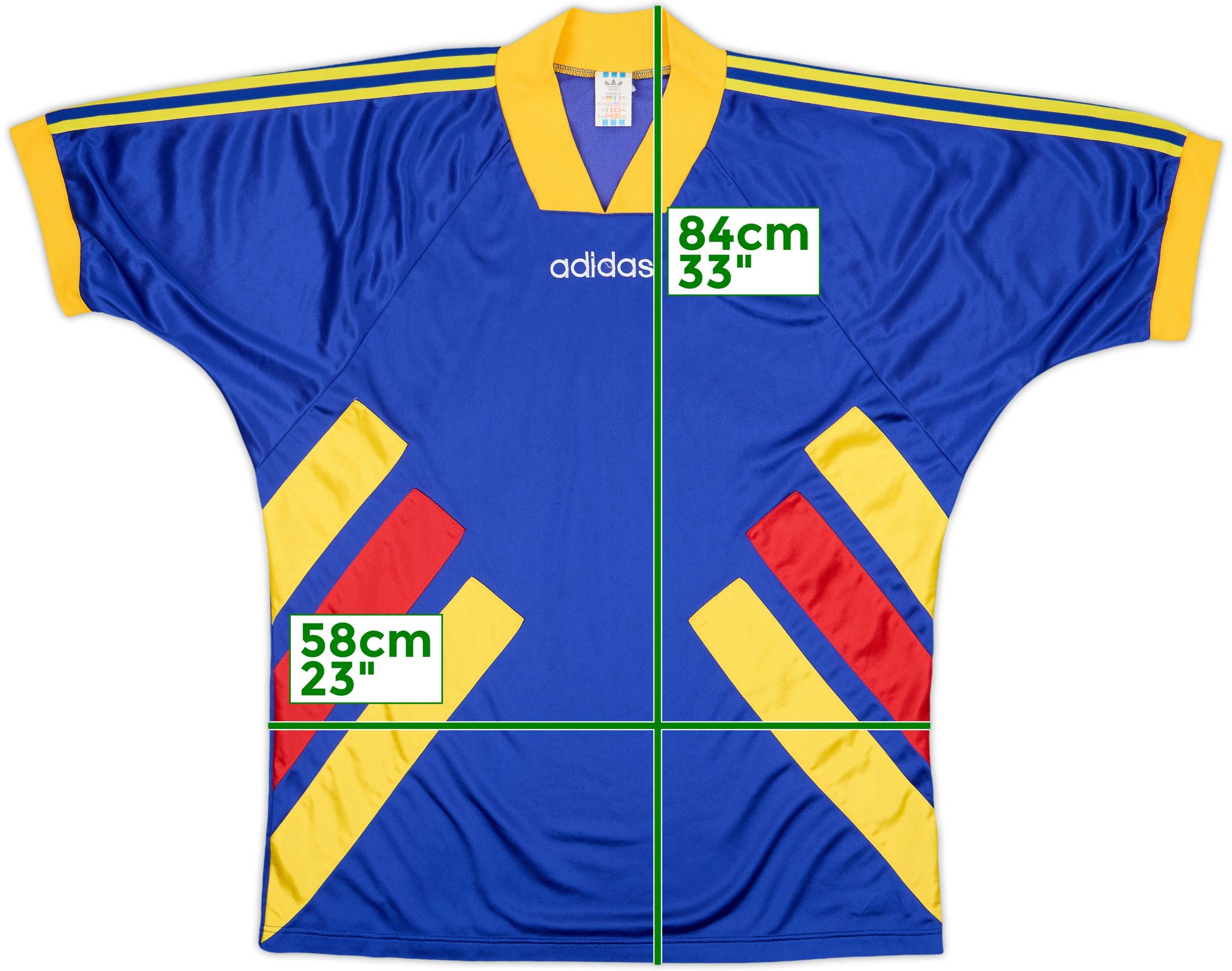 1994-96 adidas Template Shirt - 9/10 - (XL)